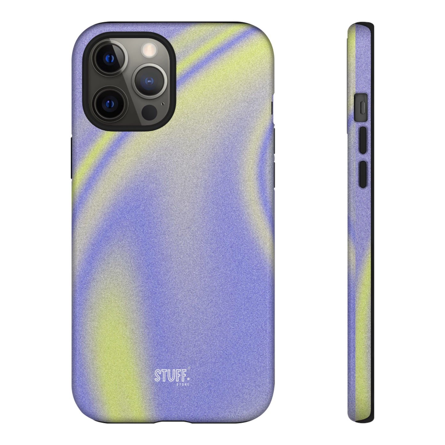 Vibrant Case | Coque résistante double protection anti-choc - Violet & Jaune
