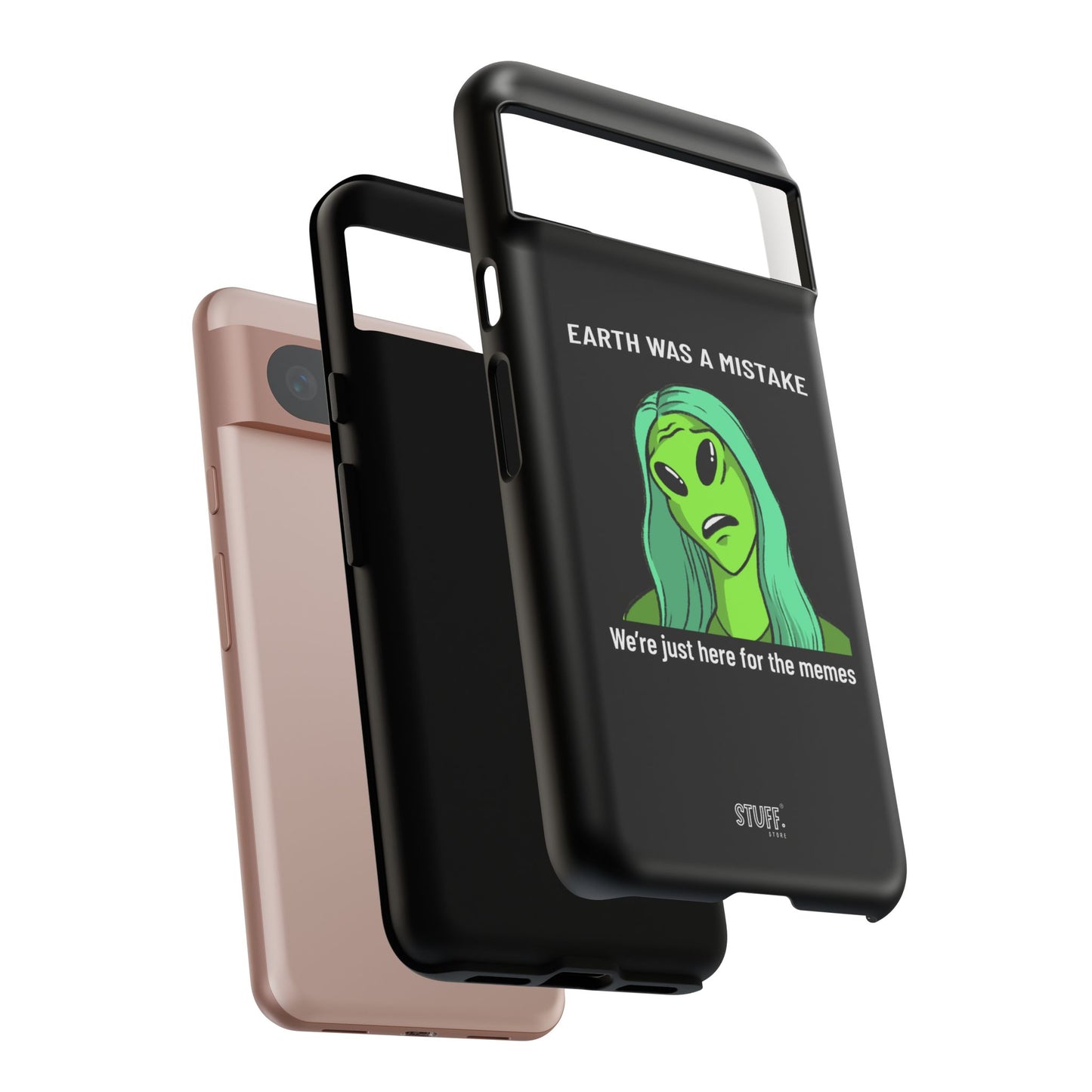 Meme Liking Alien Case | Coque résistante double protection pour les amateurs de Pop Culture