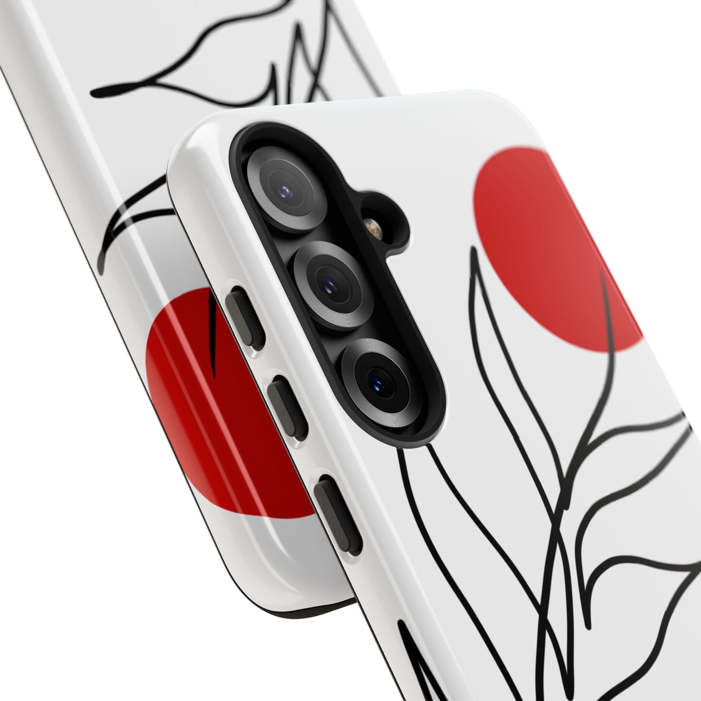 Red Sun Case | Coque résistante double protection avec Design Minimaliste