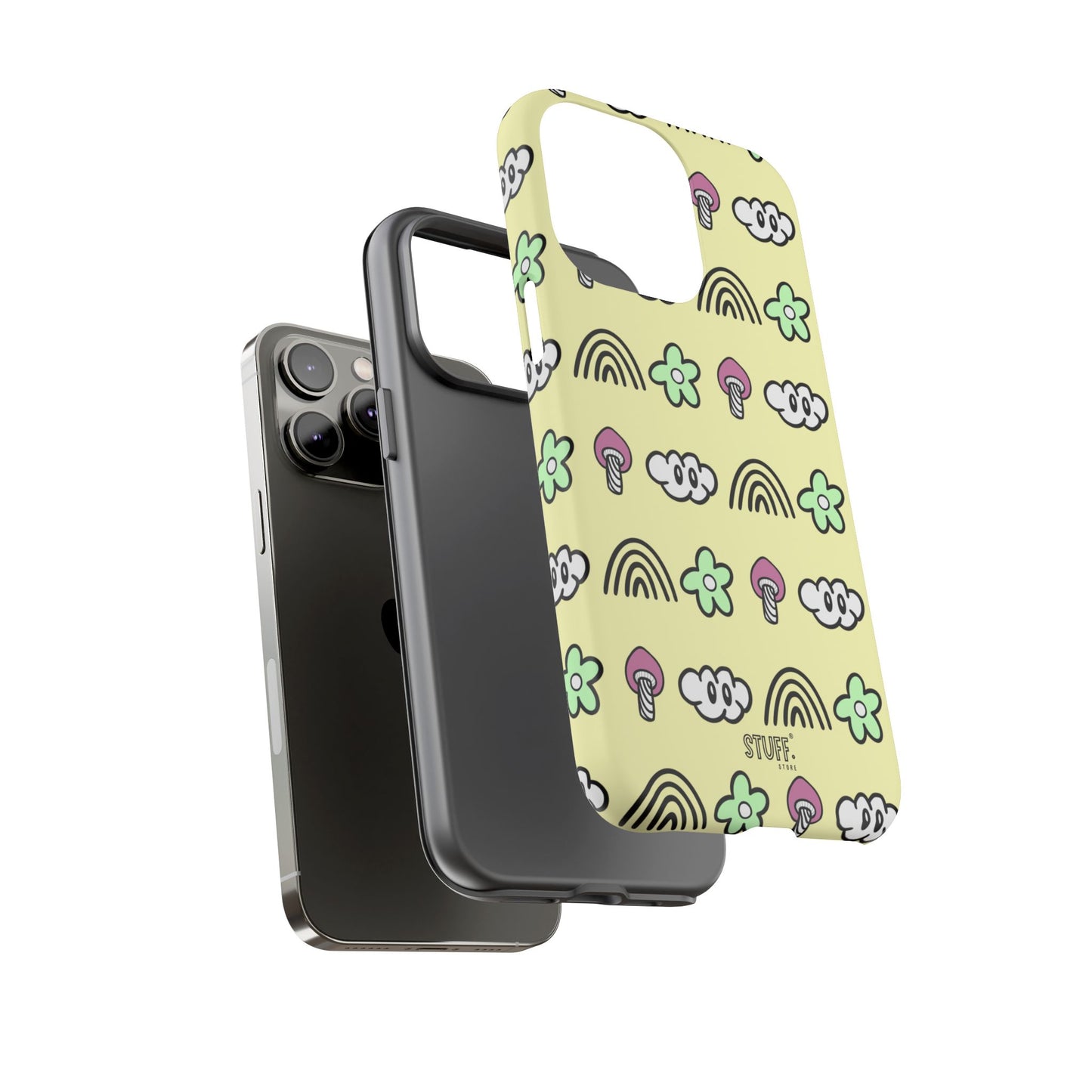 Pixie Case | Coque résistante double protection — Collection Pixie — Jaune