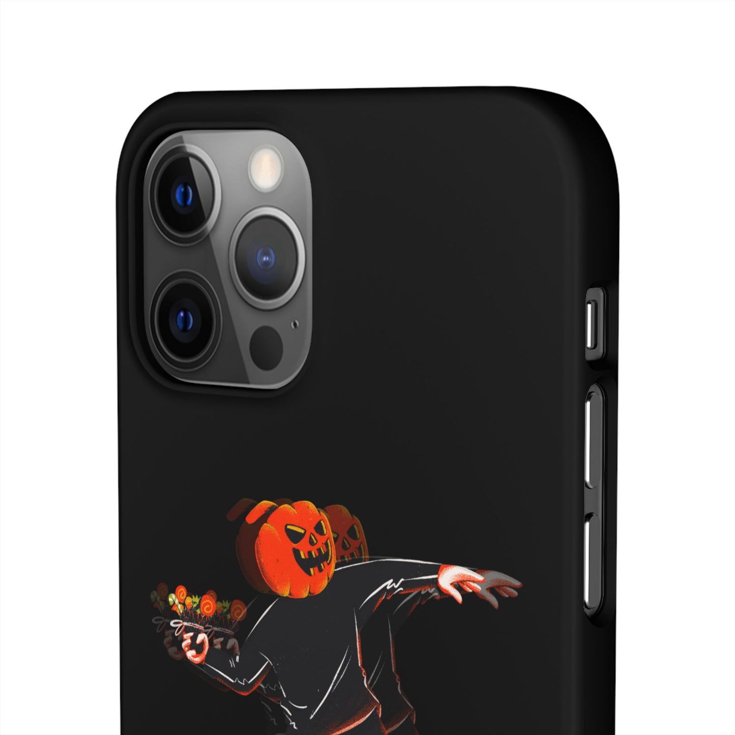 Pumpksy | Coque snap légère et résistante inspiration Banksy – Noir