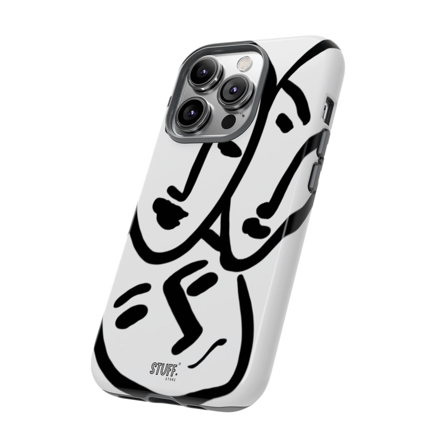 Les Trois Visages | Coque résistante double protection — inspiration Matisse