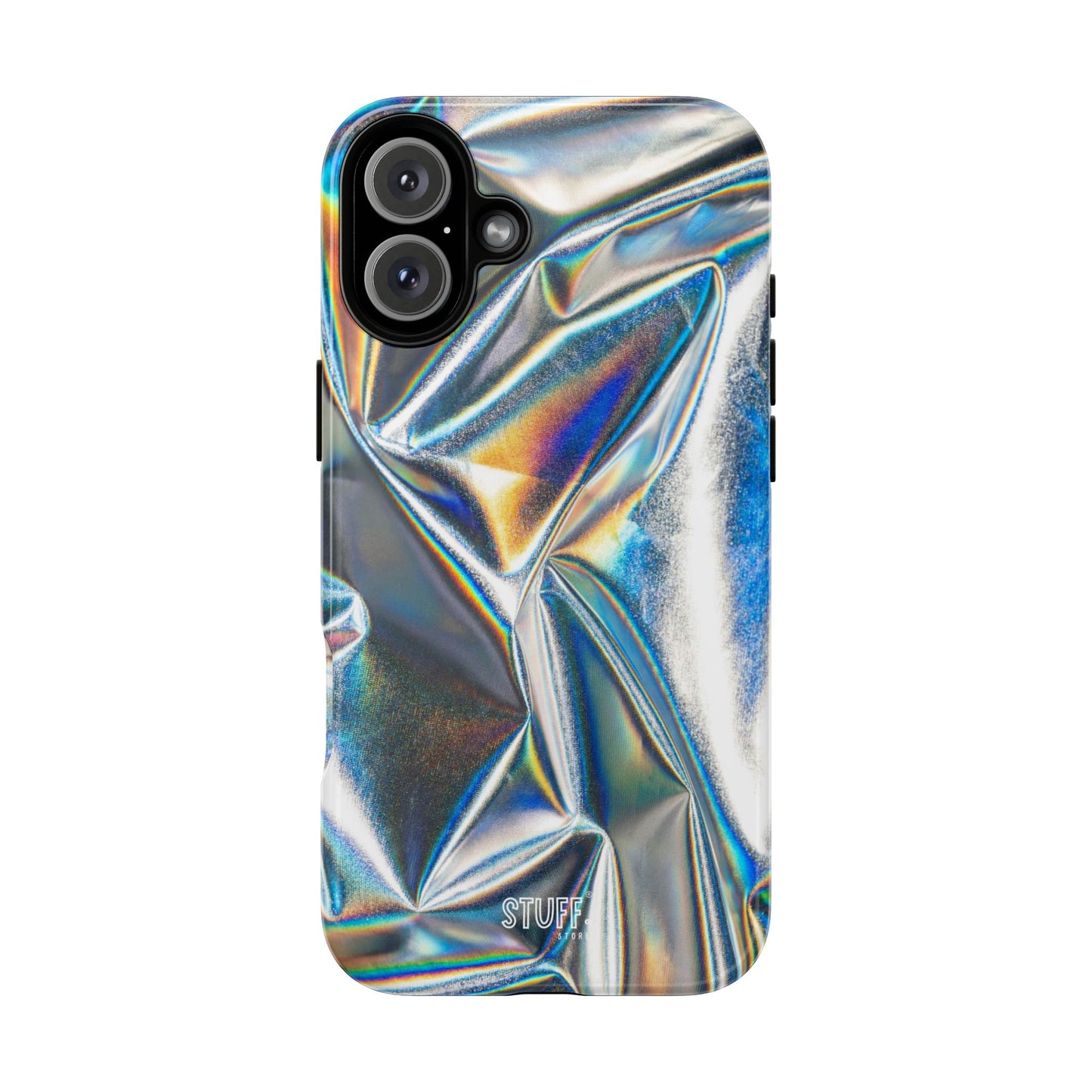 Metallic Case | Coque résistante double protection anti-choc - Effet Métallique
