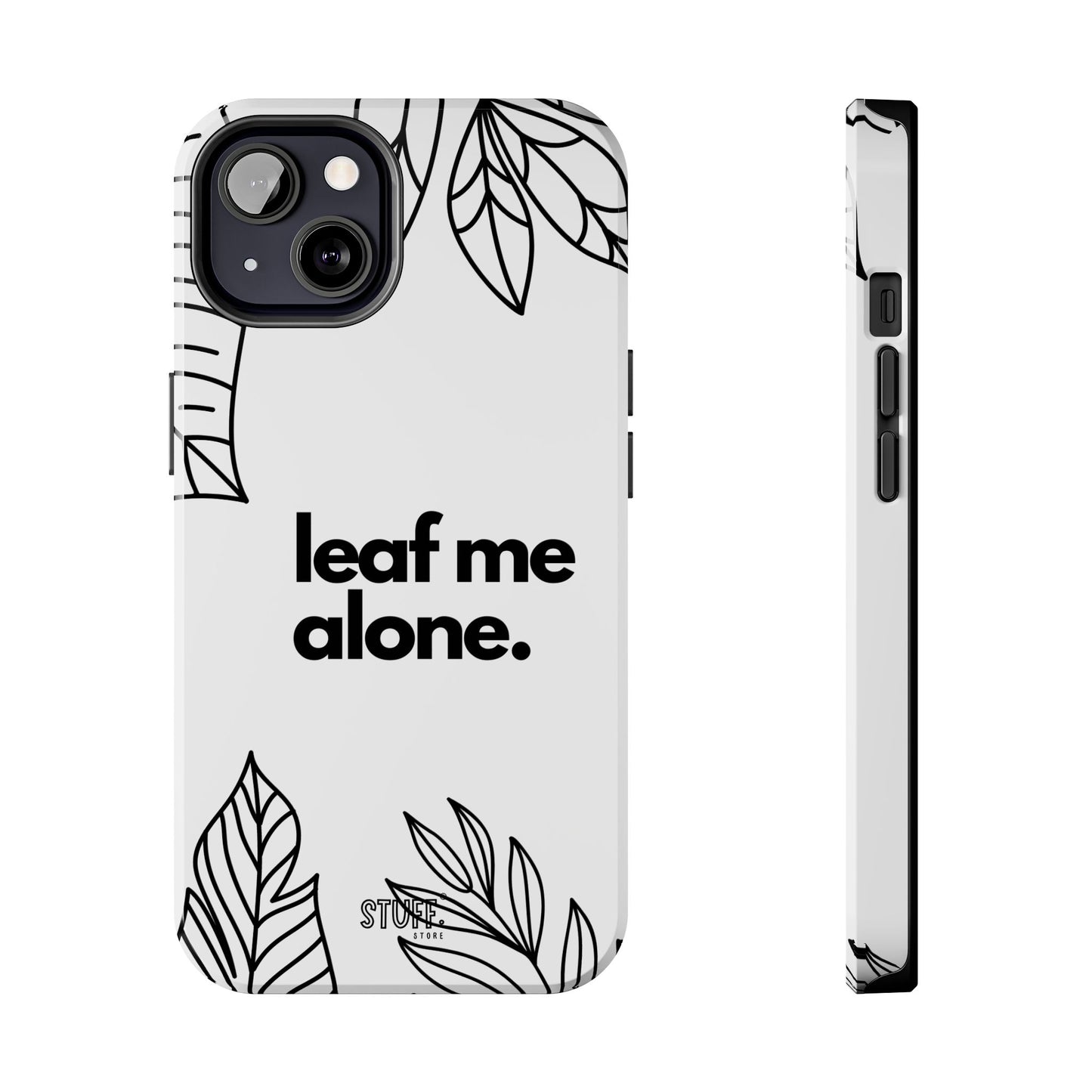 Leaf Me Case | Coque résistante double protection avec design minimaliste