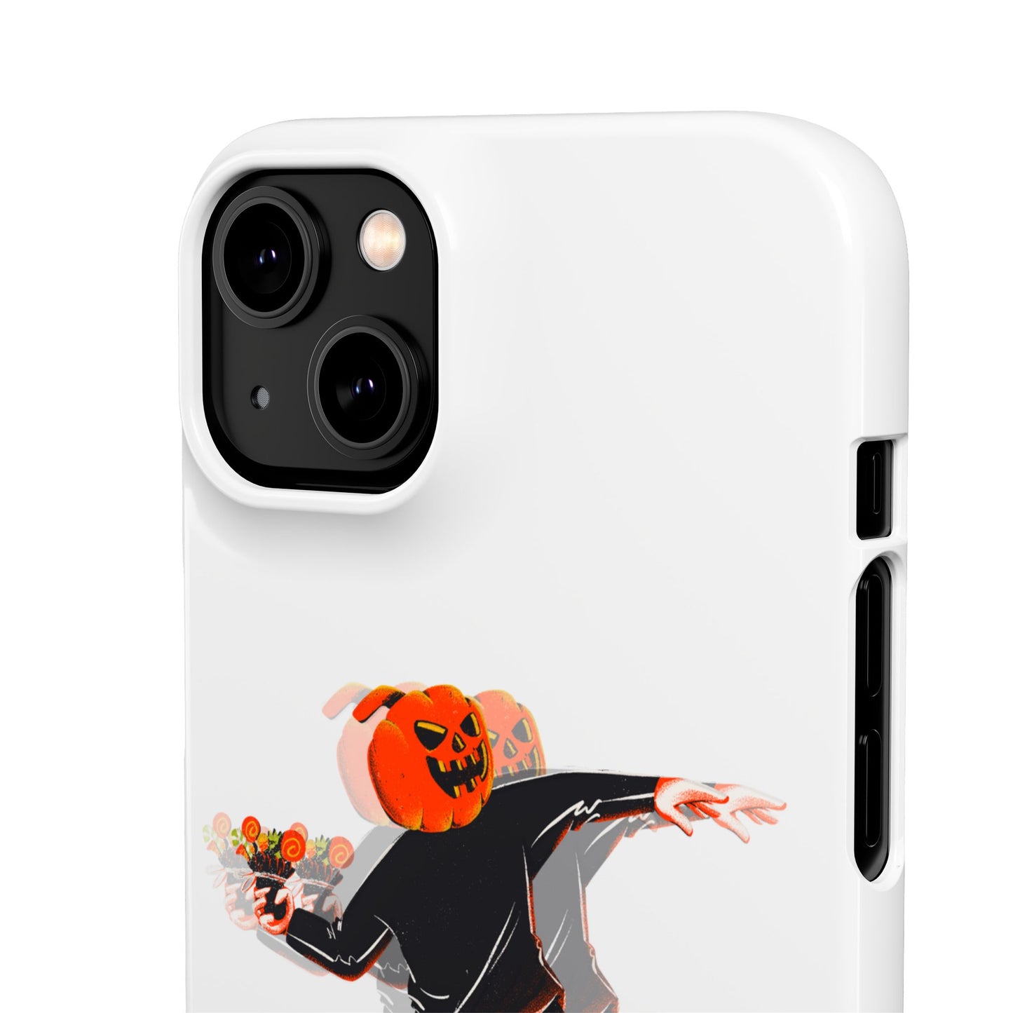 Pumpksy | Coque snap légère et résistante inspiration Banksy – Blanc