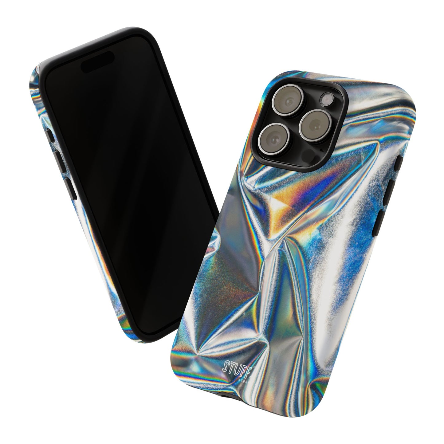 Metallic Case | Coque résistante double protection anti-choc - Effet Métallique