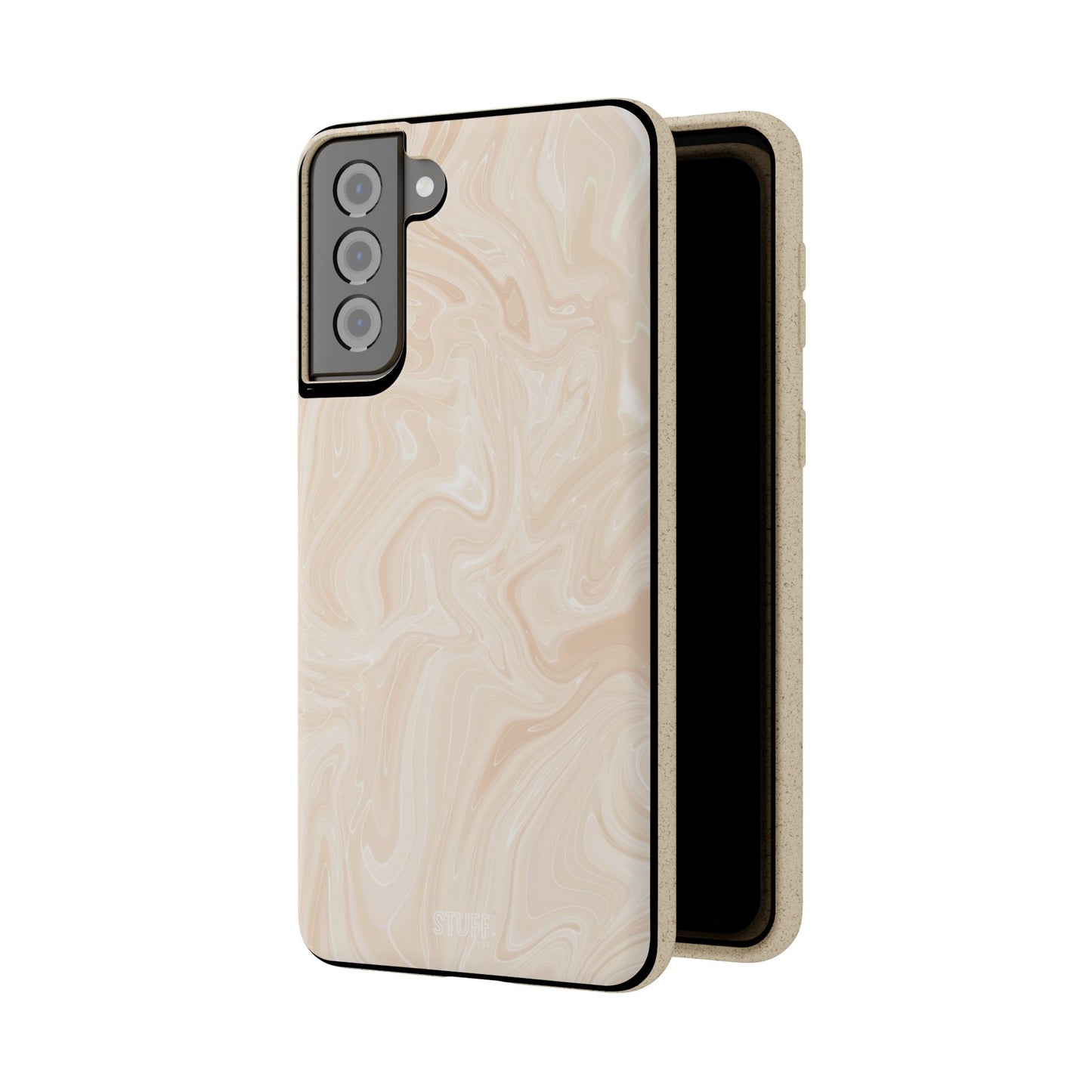 Liquid Marble Case | Coque Eco-Friendly en Bambou et Bioplastique Effet Marbré - Disponible avec Emballage Cadeau