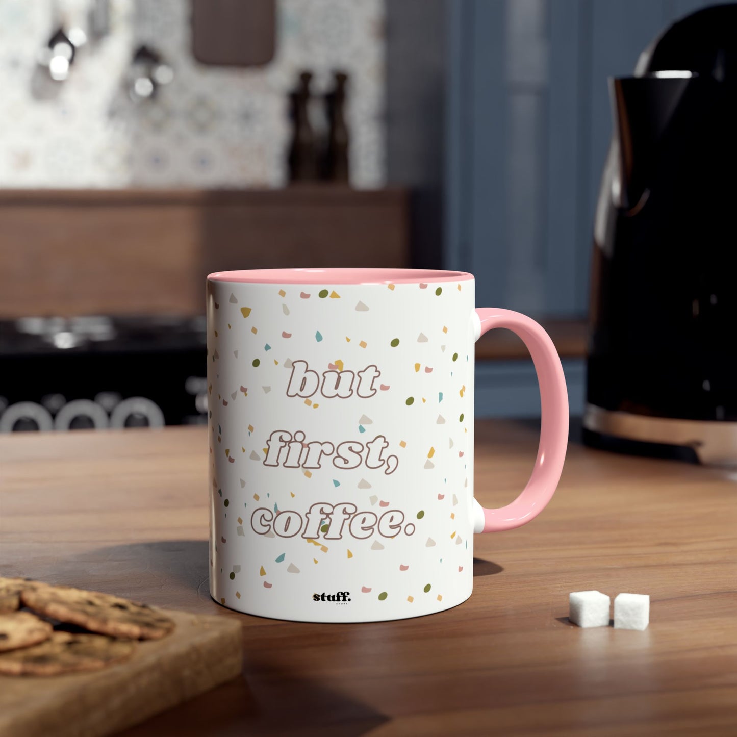 but first, coffee two-tone coffee mug
