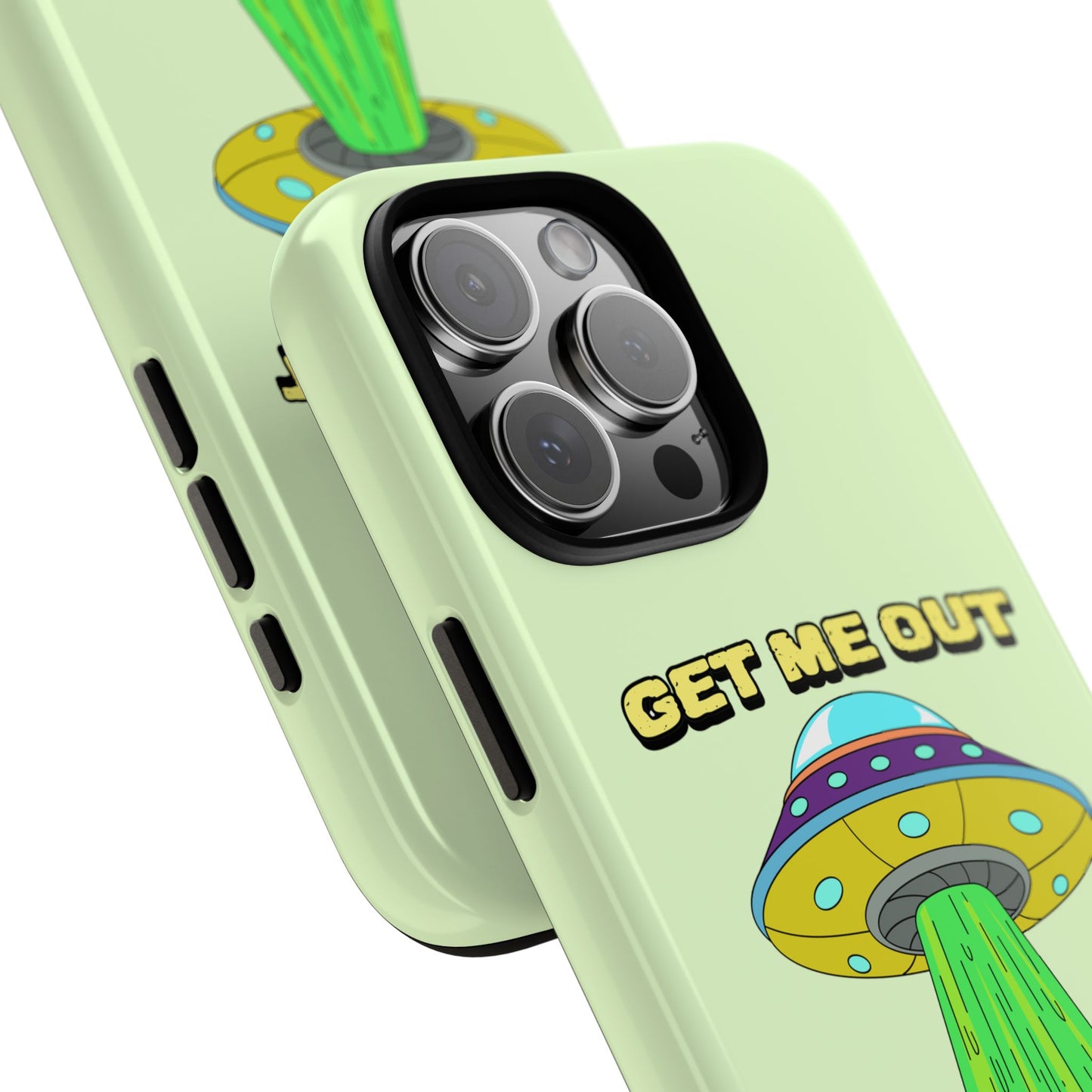 Get Me Out of Here | Coque résistante anti-choc — Vert Menthe