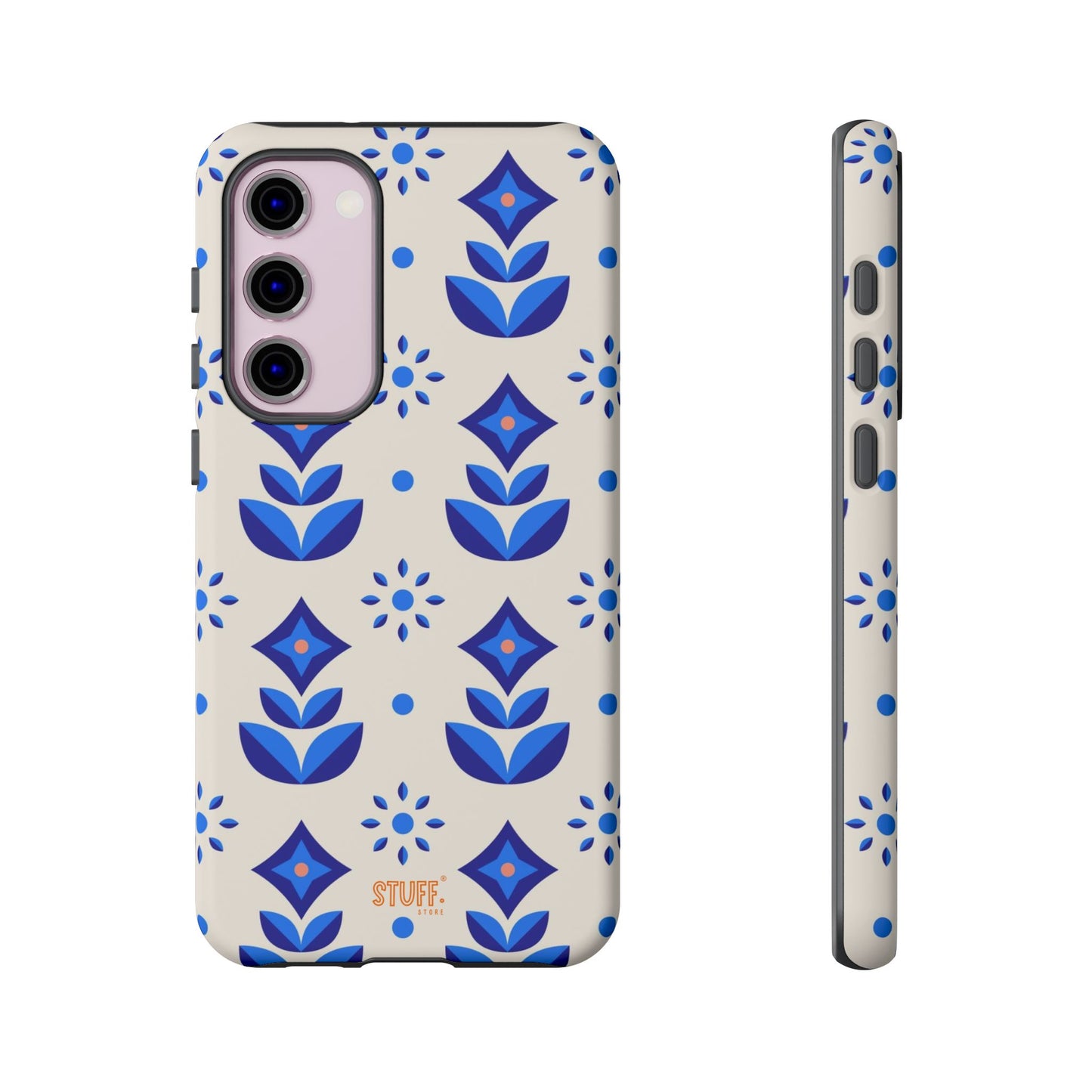 Floral Case | Coque résistante double protection avec Design Fleuri