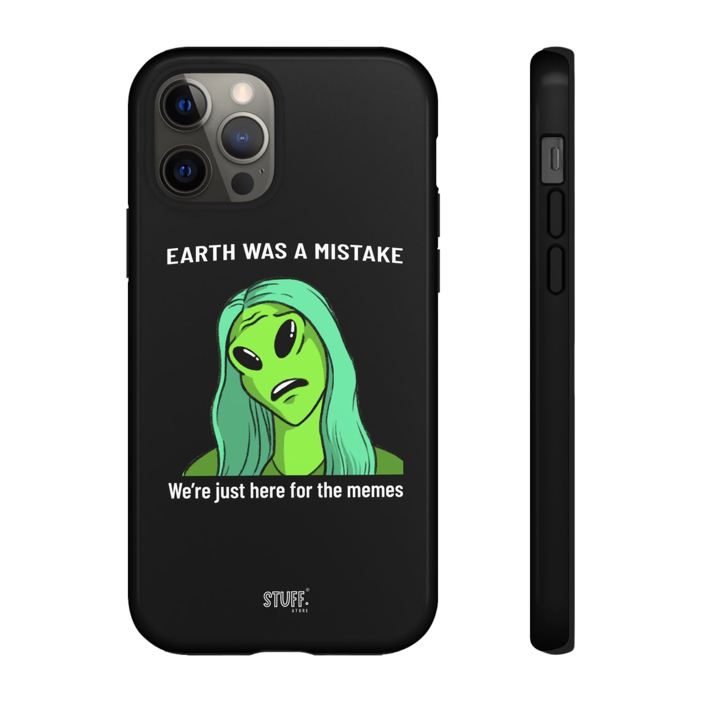 Meme Liking Alien Case | Coque résistante double protection pour les amateurs de Pop Culture