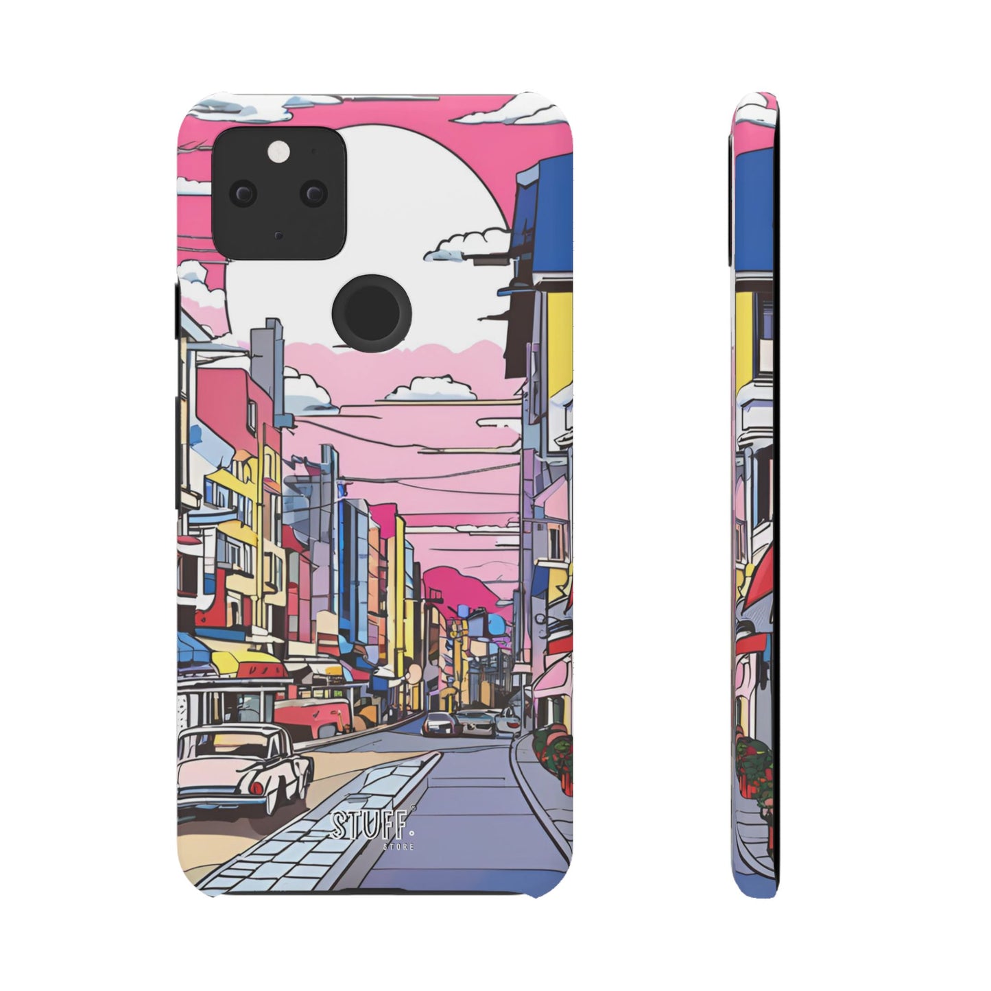 Pop Art Sunset | Coque snap légère et résistante inspiration Lichtenstein