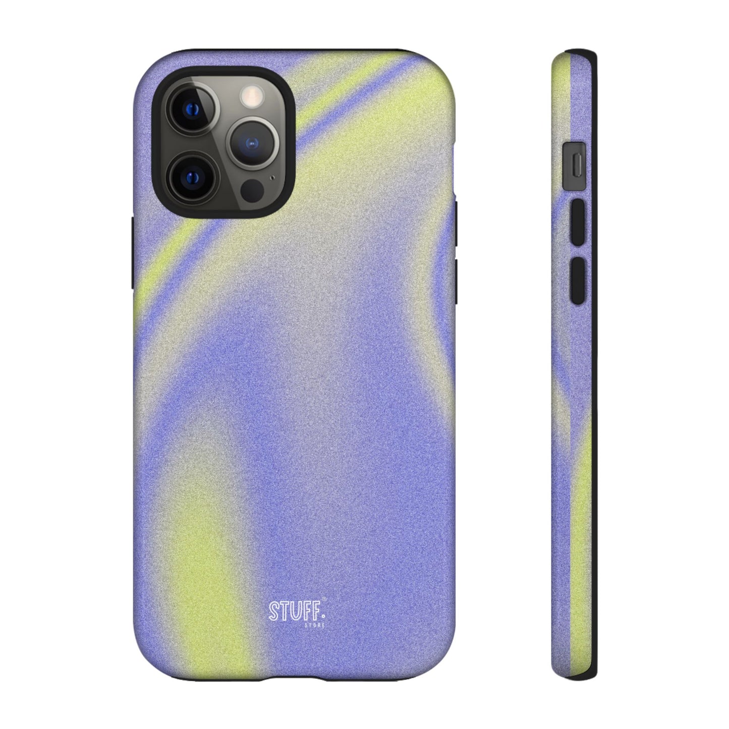 Vibrant Case | Coque résistante double protection anti-choc - Violet & Jaune
