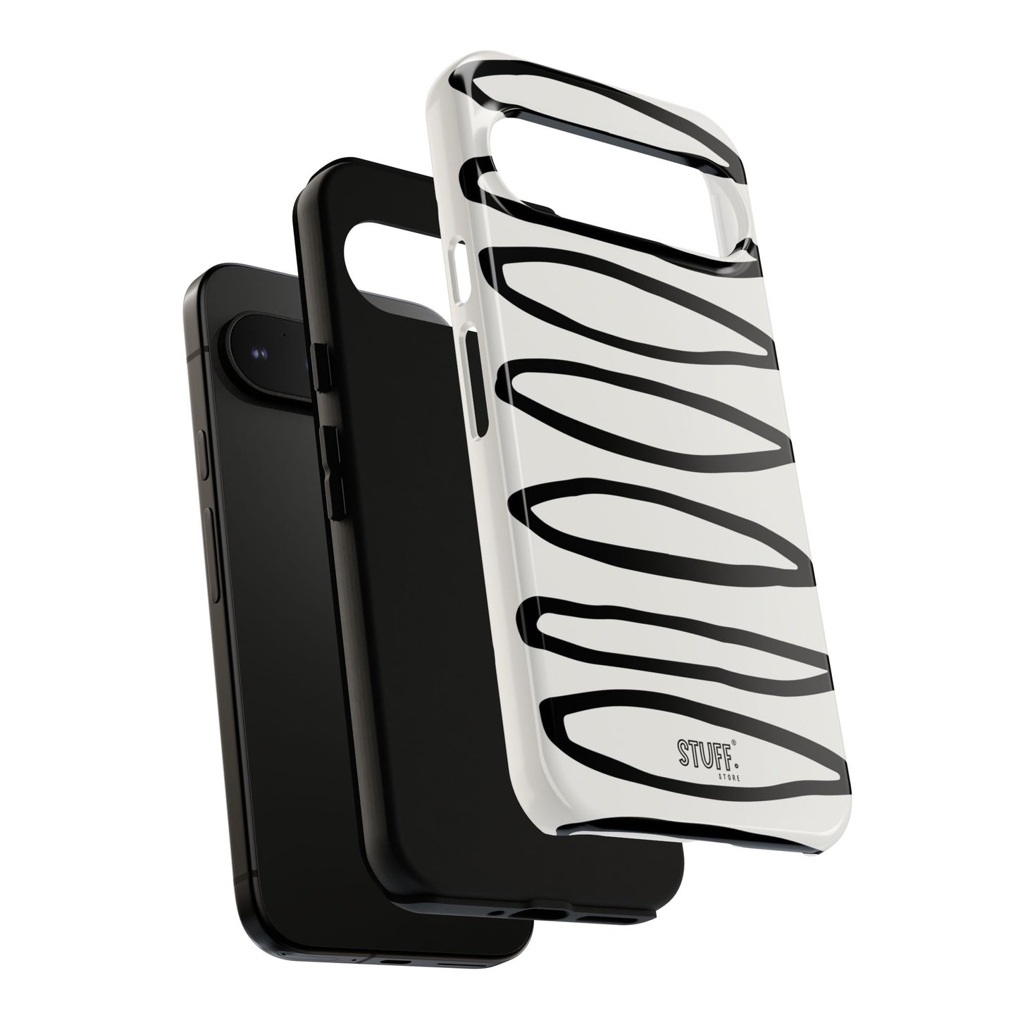 Loopy Case | Coque résistante double protection - Motif cercles abstraits