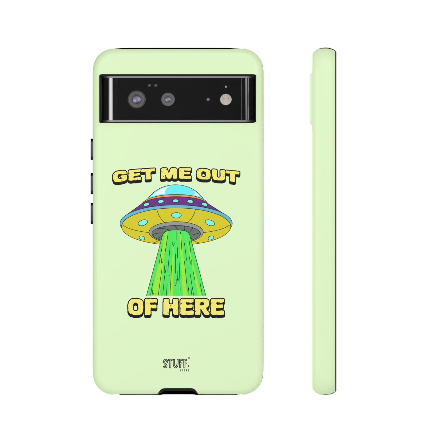 Get Me Out of Here | Coque résistante anti-choc — Vert Menthe