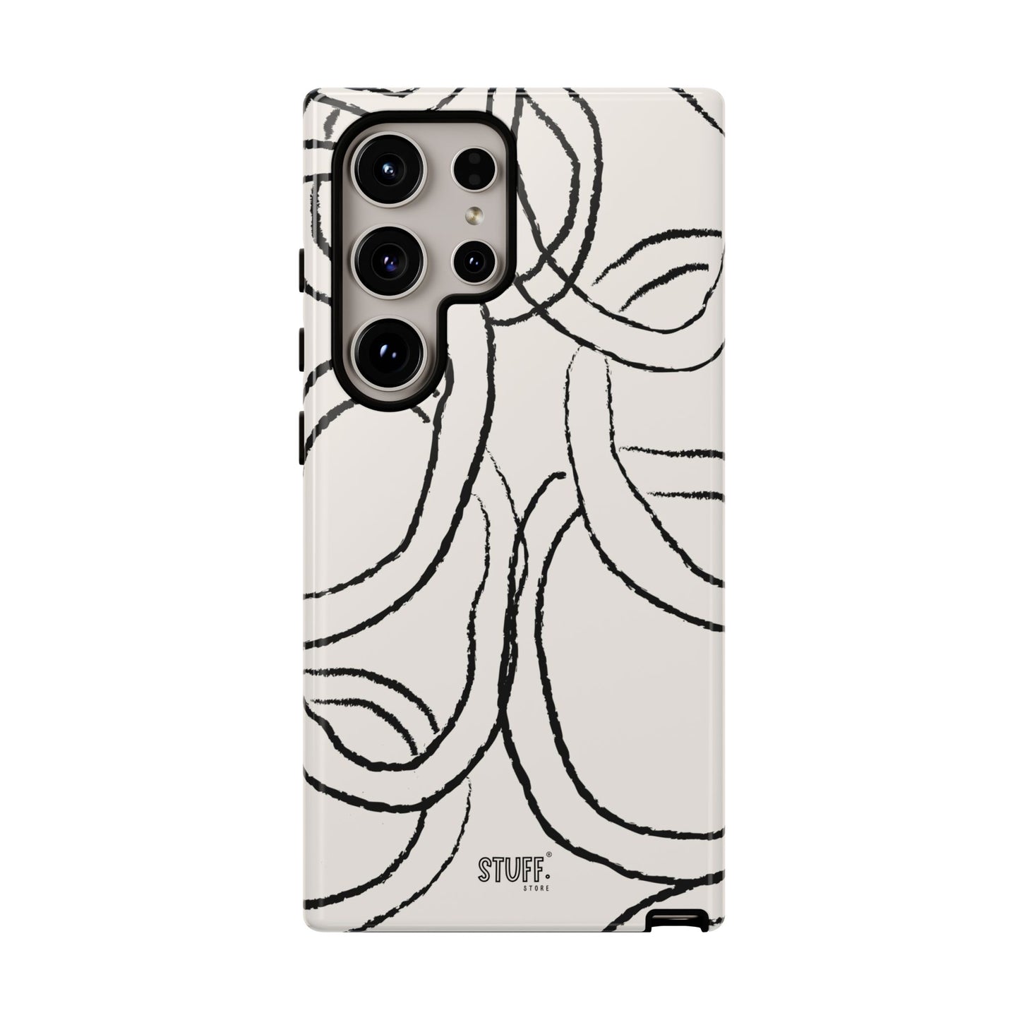 Doodly Case | Coque résistante double protection avec Design Gribouillis Minimaliste