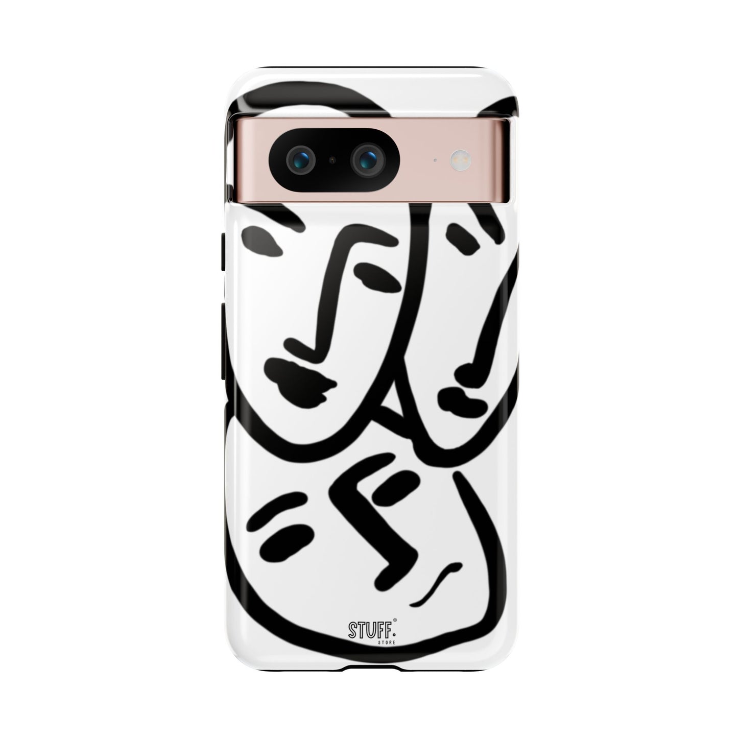 Les Trois Visages | Coque résistante double protection — inspiration Matisse