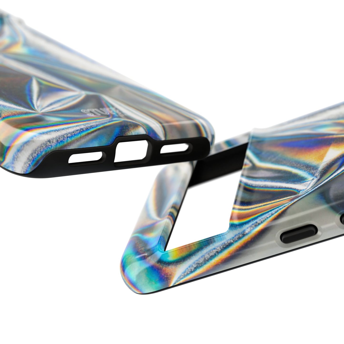 Metallic Case | Coque résistante double protection anti-choc - Effet Métallique