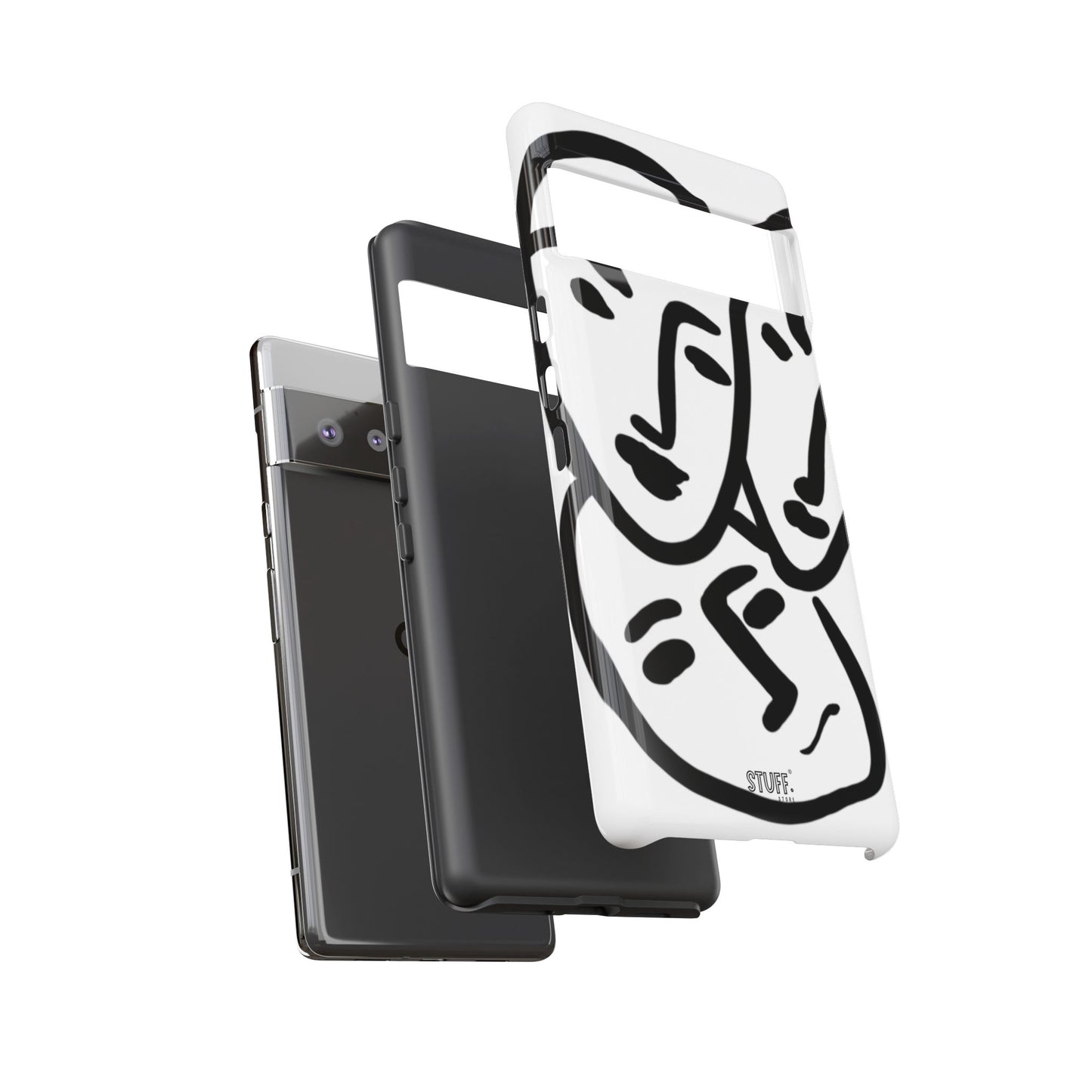 Les Trois Visages | Coque résistante double protection — inspiration Matisse