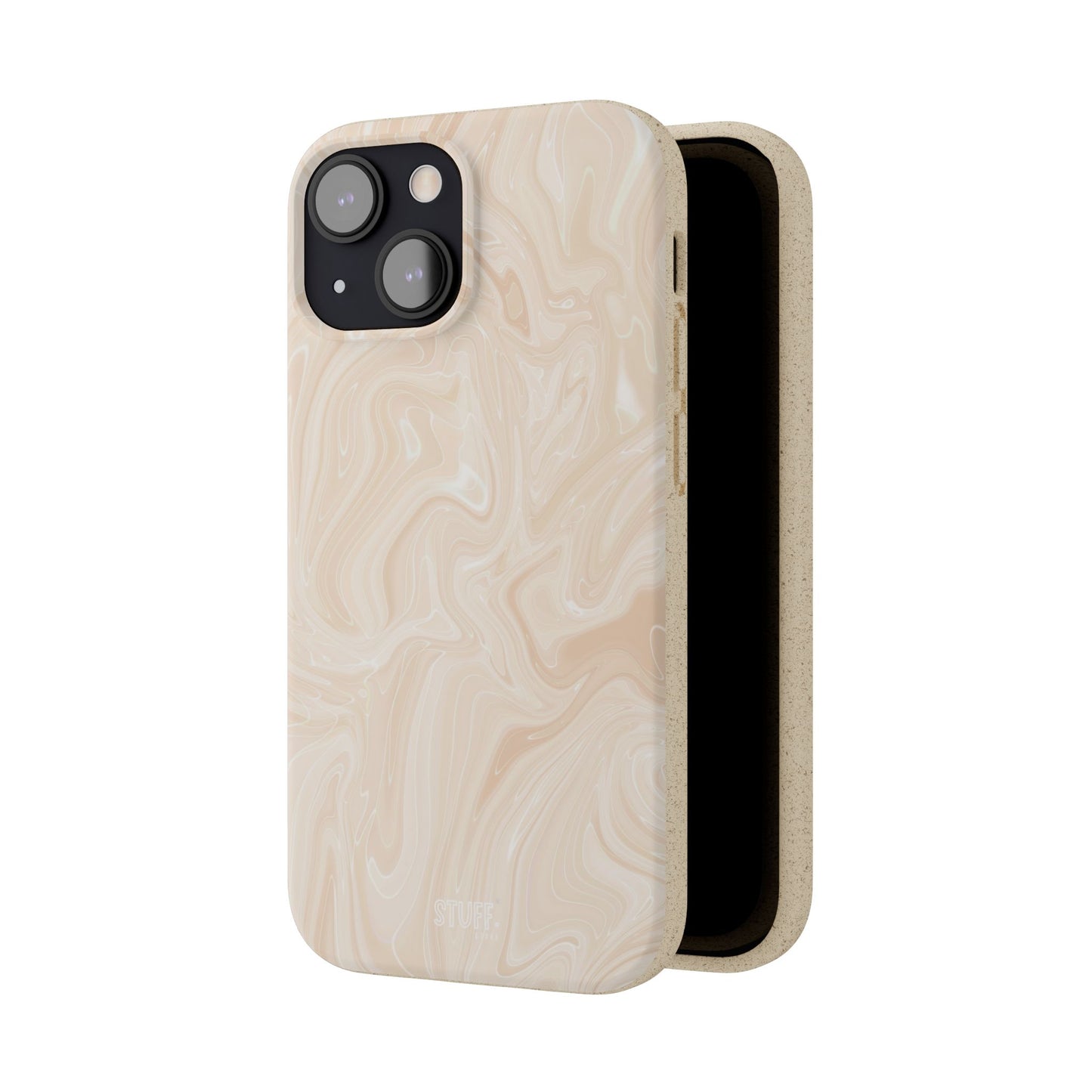 Liquid Marble Case | Coque Eco-Friendly en Bambou et Bioplastique Effet Marbré - Disponible avec Emballage Cadeau