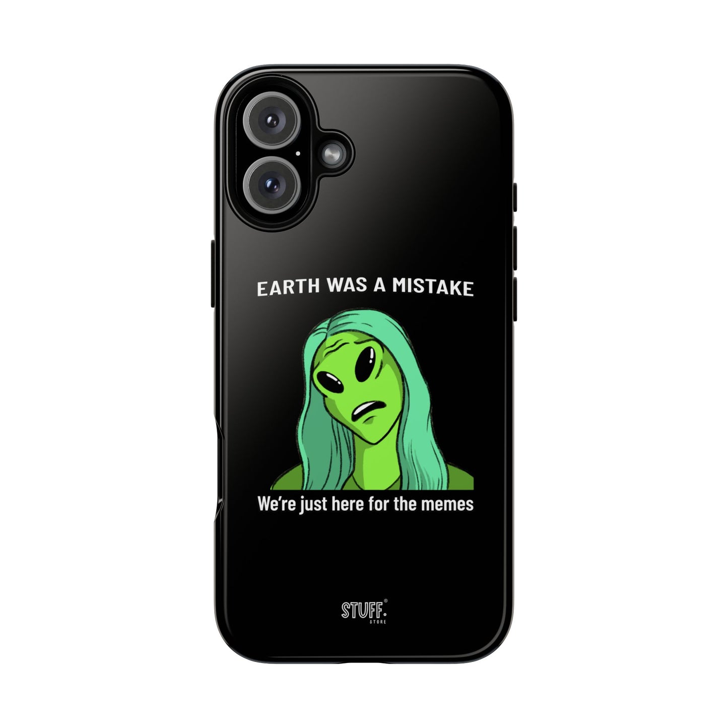 Meme Liking Alien Case | Coque résistante double protection pour les amateurs de Pop Culture