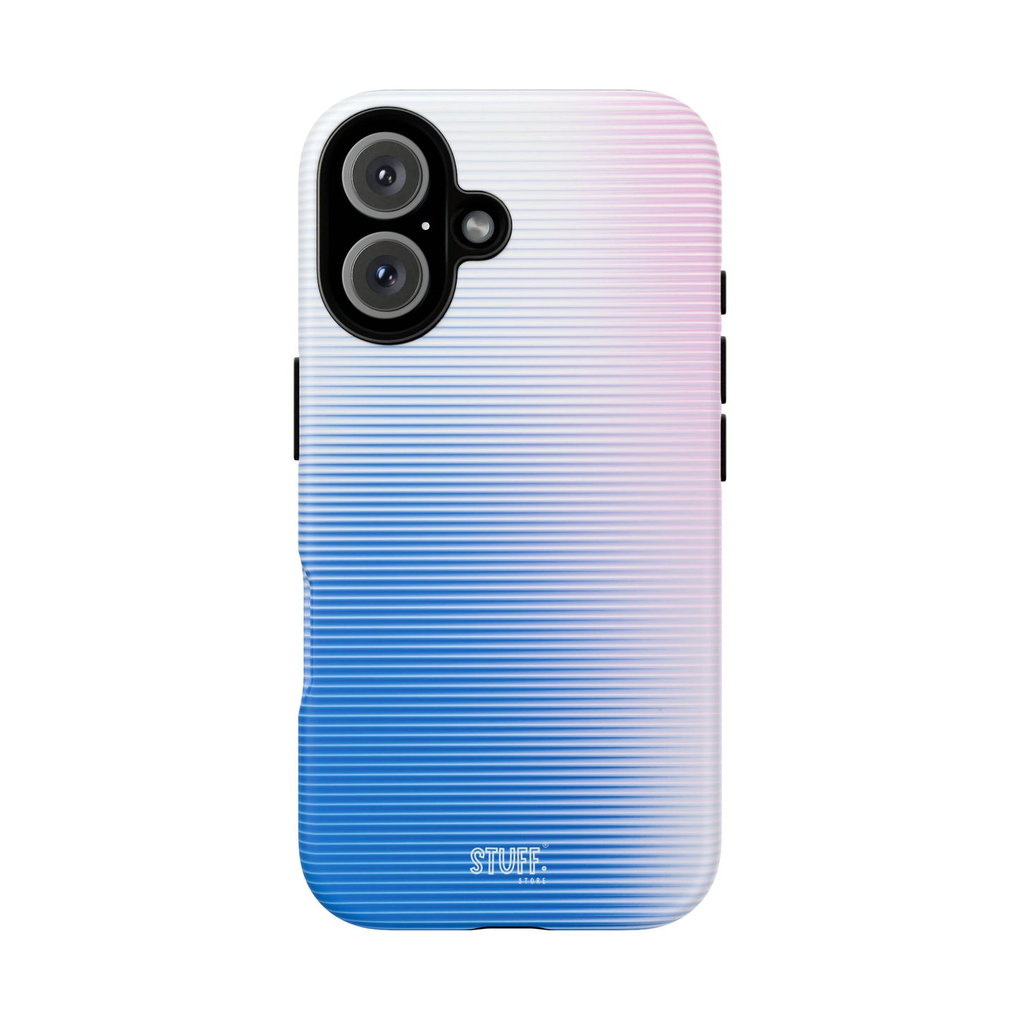 Gradient Case | Coque résistante double protection anti-choc - Dégradé Bleu & Rose
