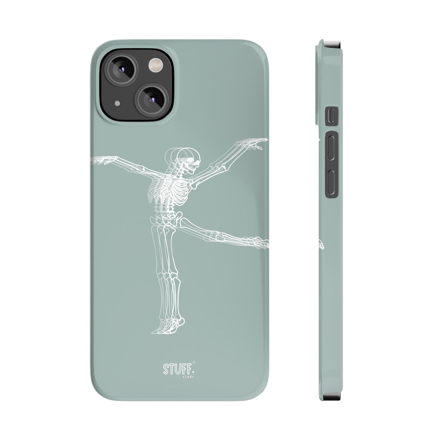 Bone-a-Rina | Coque slim durable et anti-chocs avec Design de Squelette Ballerine