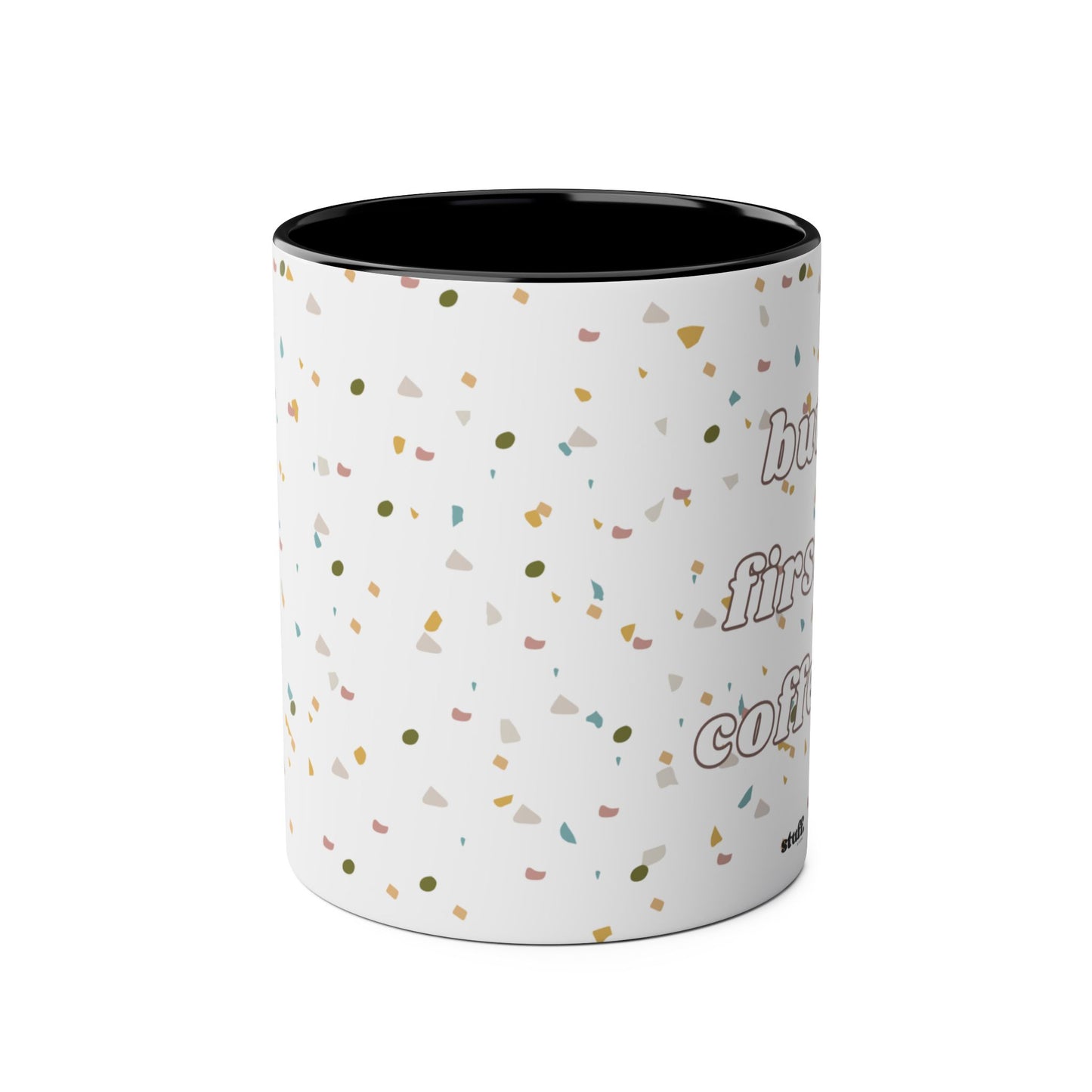 but first, coffee two-tone coffee mug