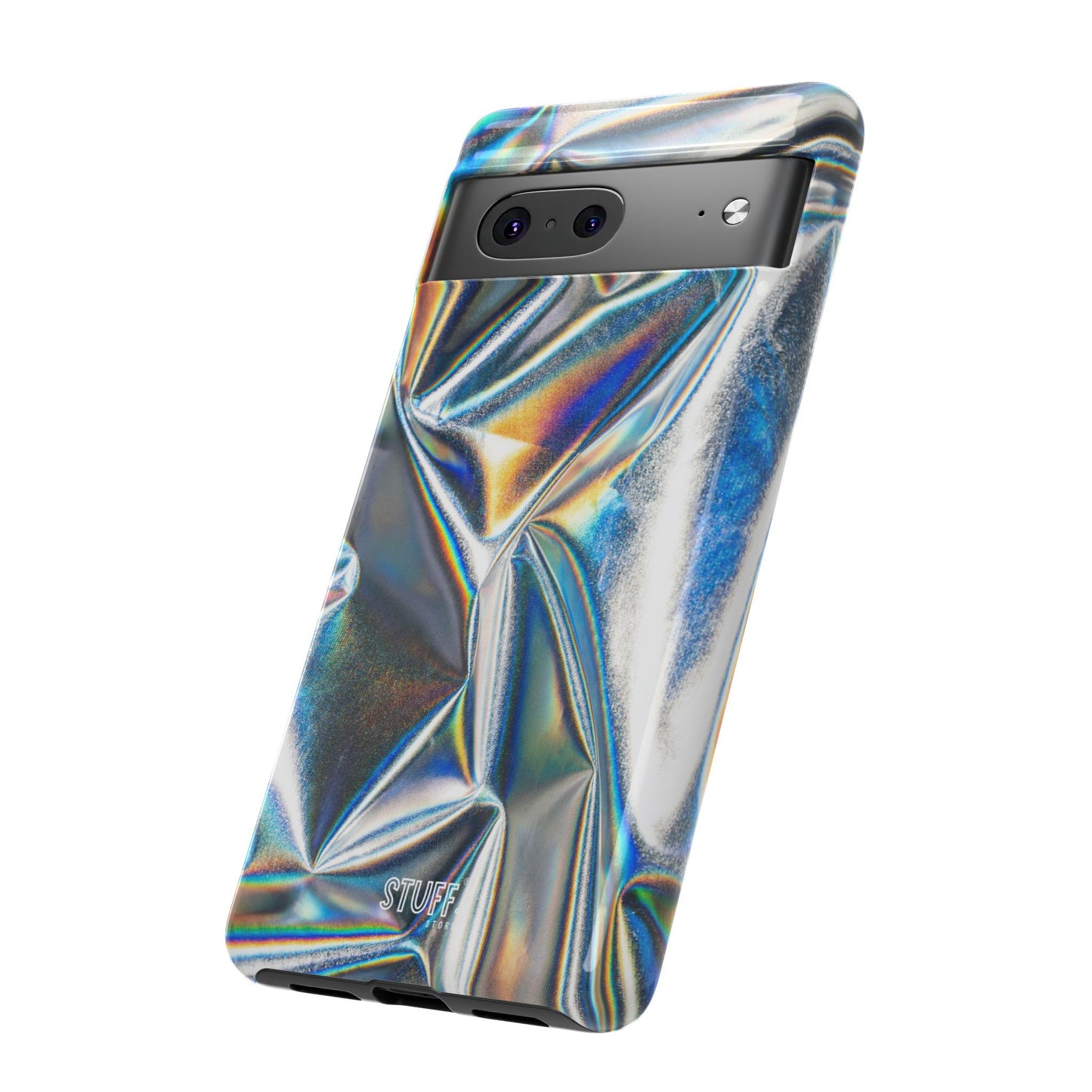 Metallic Case | Coque résistante double protection anti-choc - Effet Métallique
