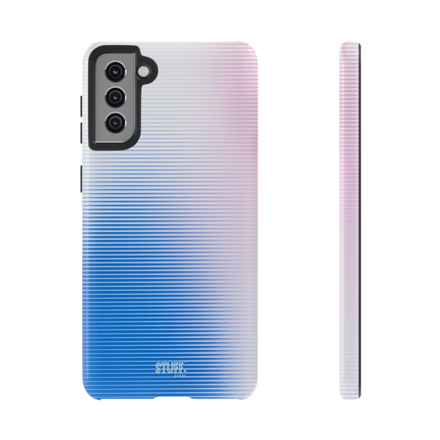 Gradient Case | Coque résistante double protection anti-choc - Dégradé Bleu & Rose
