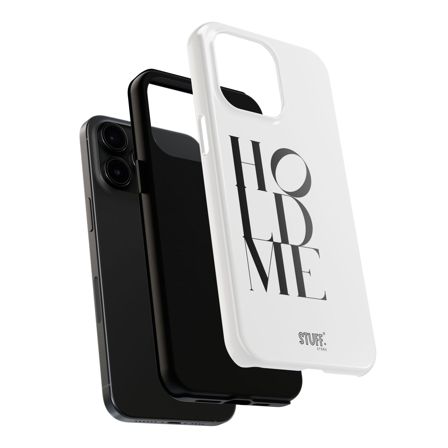Hold Me | Coque résistante et durable avec Design épuré Monochrome