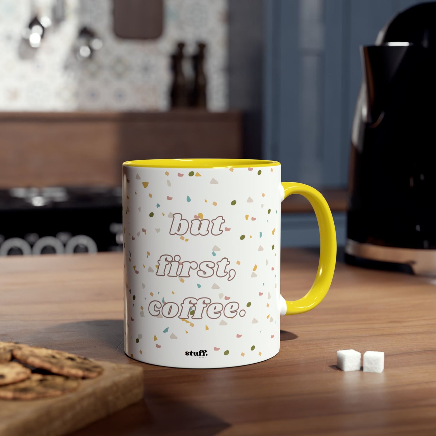 but first, coffee two-tone coffee mug