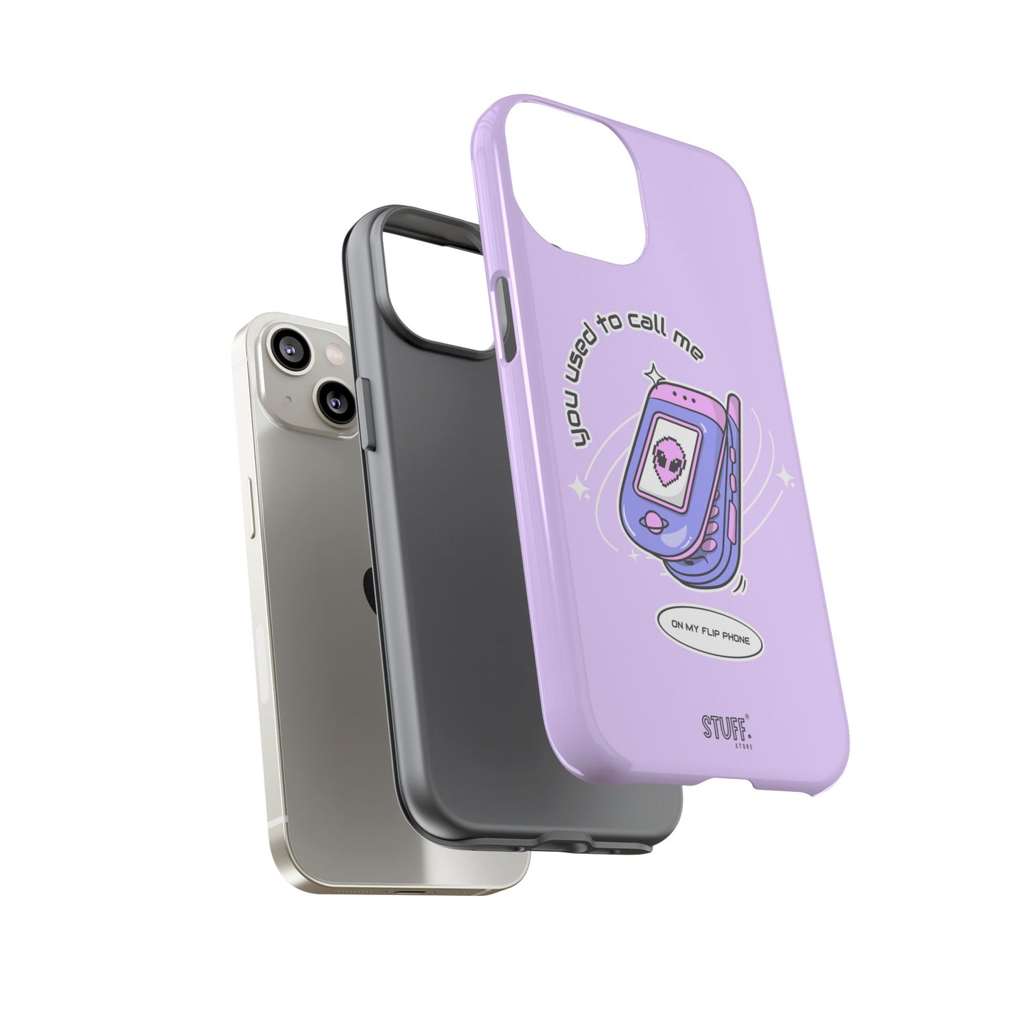 Flip Phone Case | Coque résistante double protection avec Design Y2K