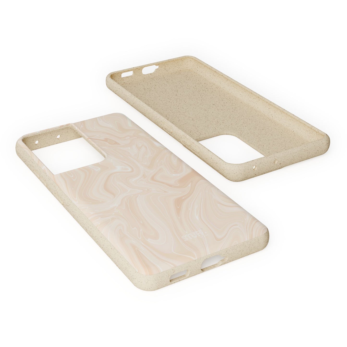 Liquid Marble Case | Coque Eco-Friendly en Bambou et Bioplastique Effet Marbré - Disponible avec Emballage Cadeau
