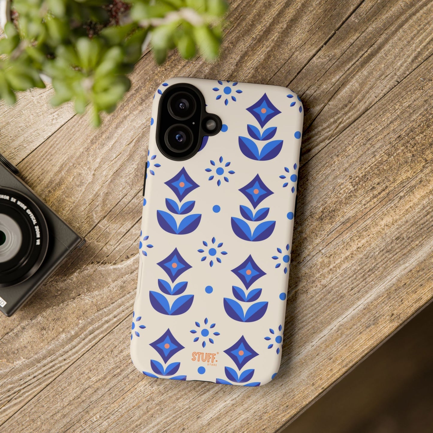 Floral Case | Coque résistante double protection avec Design Fleuri