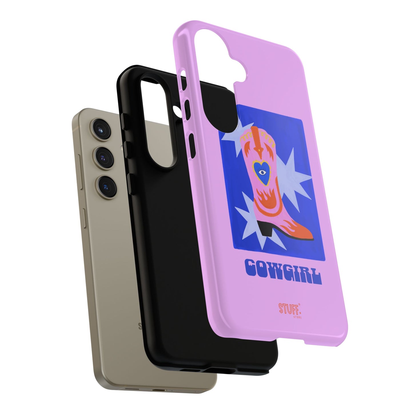 Cowgirl Case | Cose résistante double protection avec Design Western