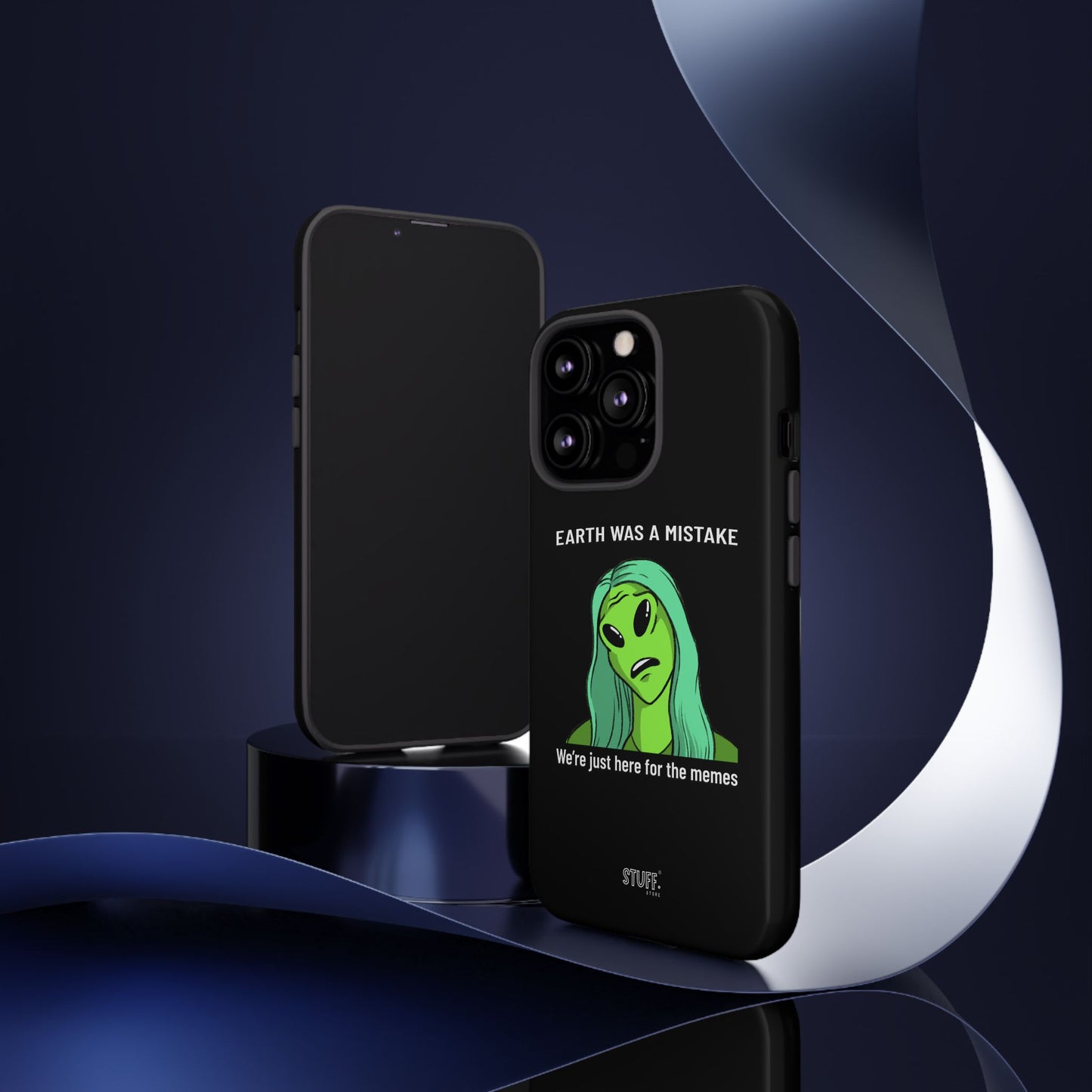 Meme Liking Alien Case | Coque résistante double protection pour les amateurs de Pop Culture