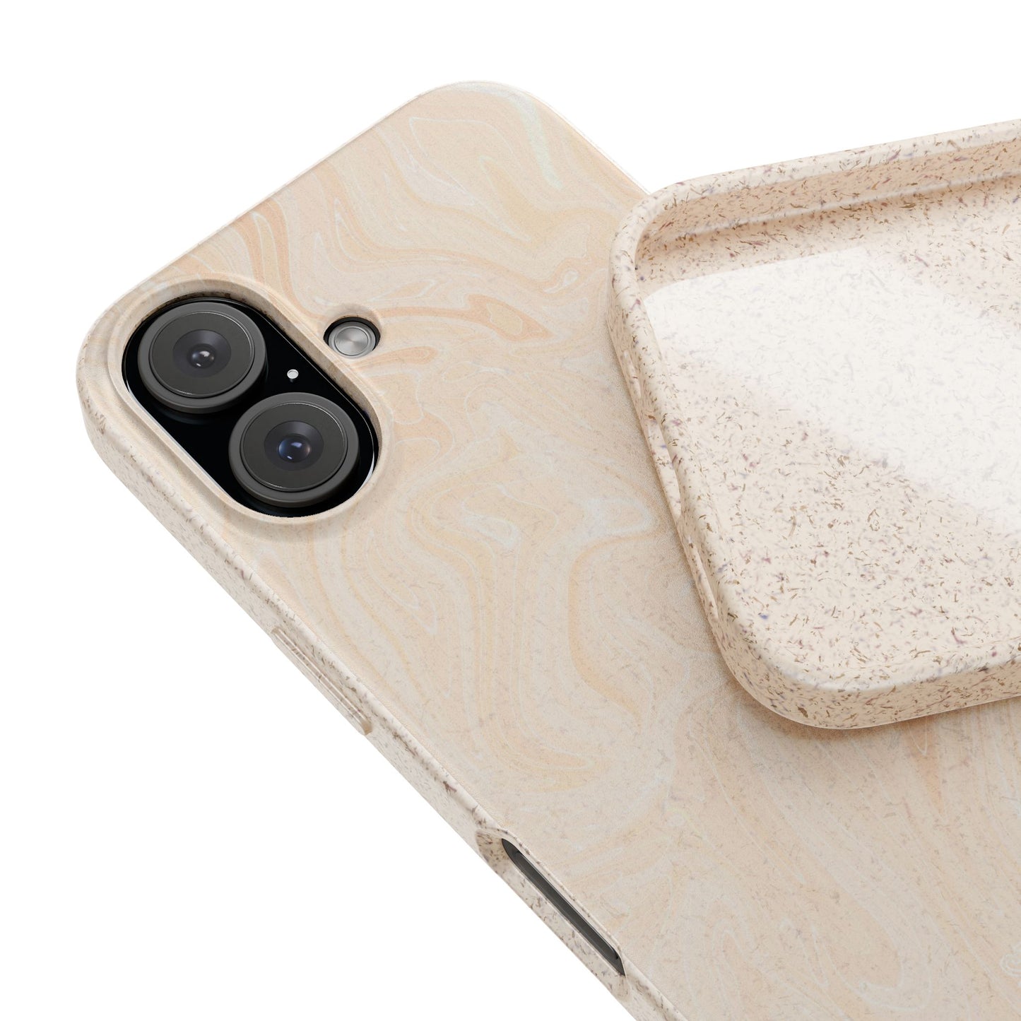 Liquid Marble Case | Coque Eco-Friendly en Bambou et Bioplastique Effet Marbré - Disponible avec Emballage Cadeau