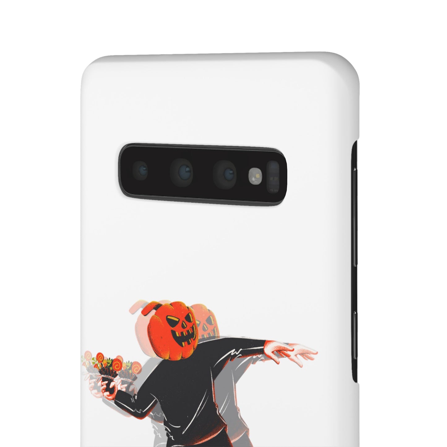 Pumpksy | Coque snap légère et résistante inspiration Banksy – Blanc