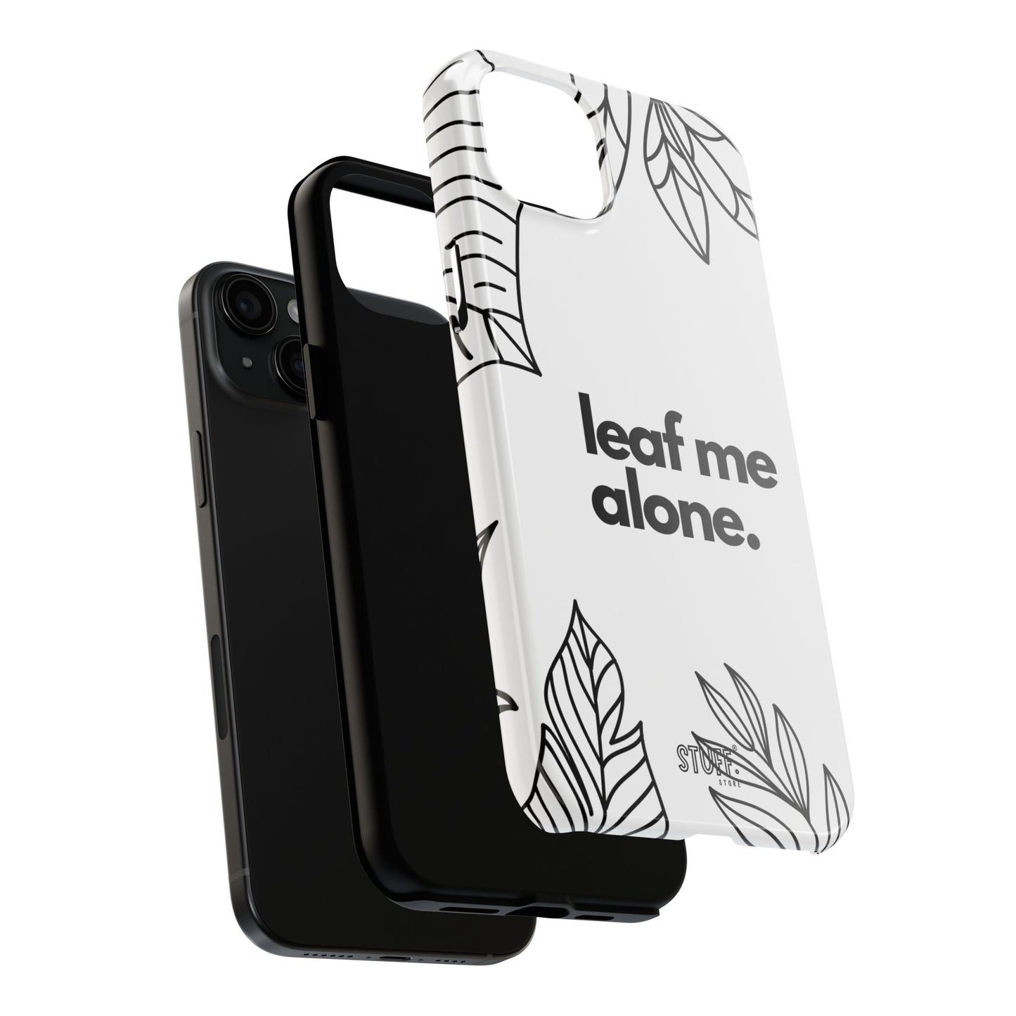 Leaf Me Case | Coque résistante double protection avec design minimaliste