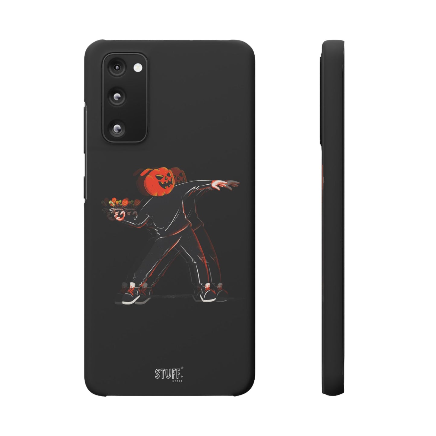 Pumpksy | Coque snap légère et résistante inspiration Banksy – Noir