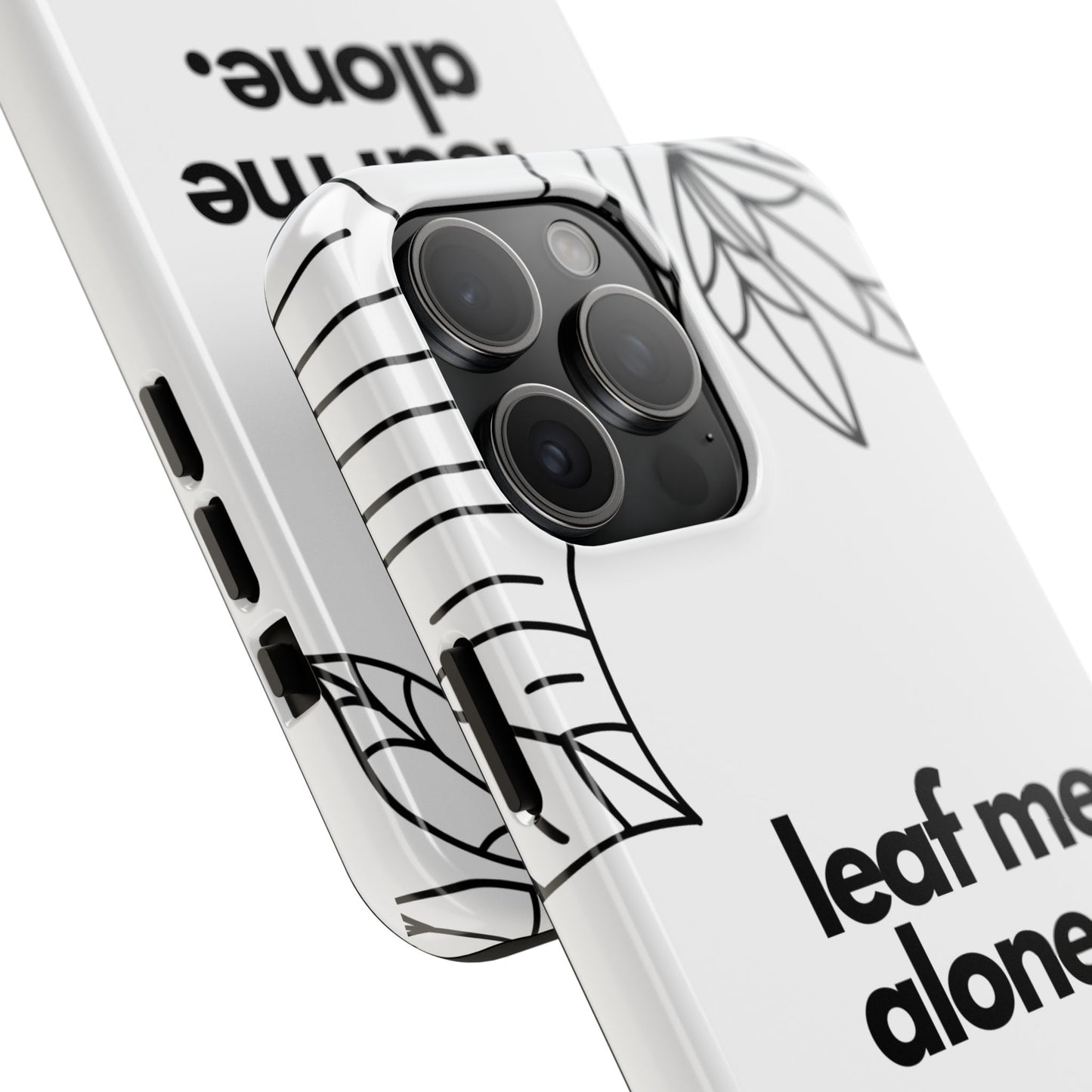 Leaf Me Case | Coque résistante double protection avec design minimaliste