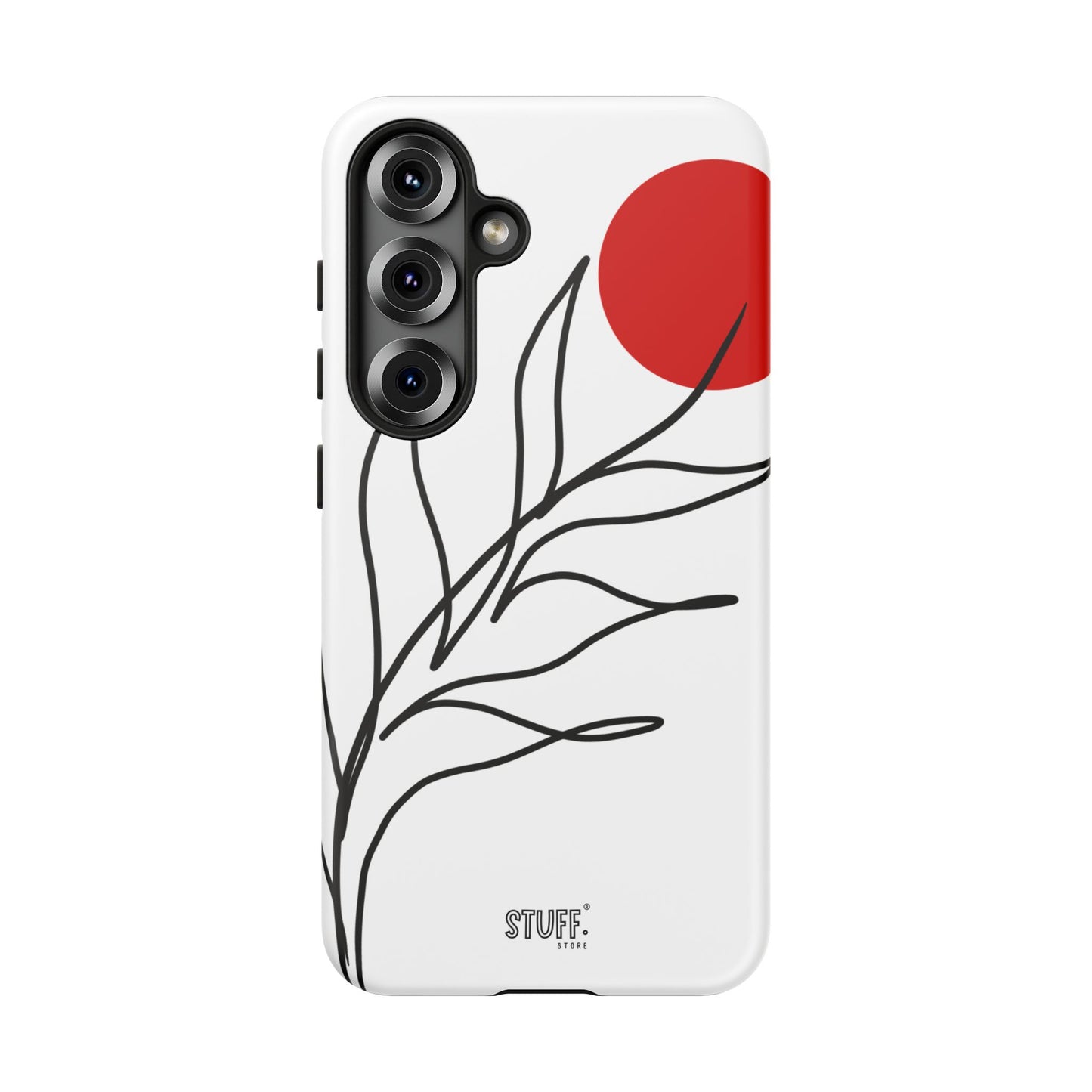 Red Sun Case | Coque résistante double protection avec Design Minimaliste