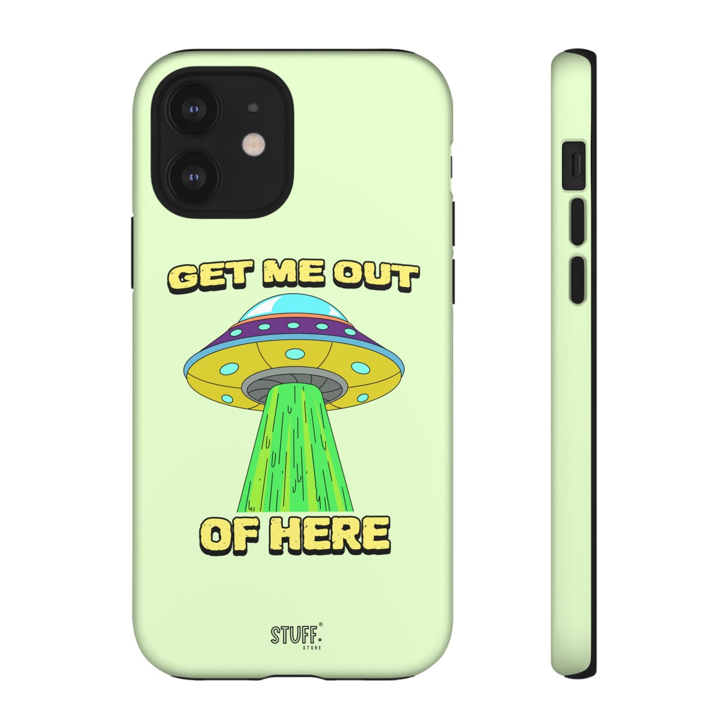 Get Me Out of Here | Coque résistante anti-choc — Vert Menthe