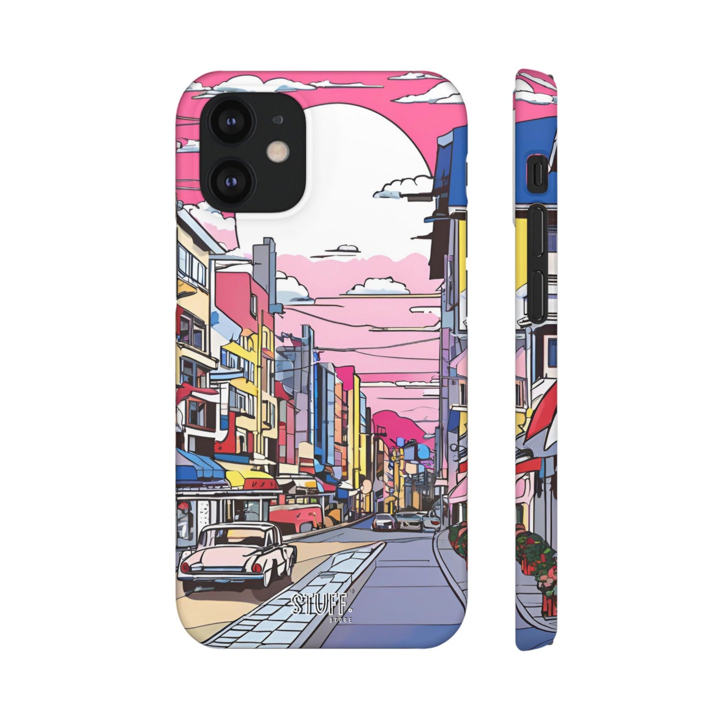 Pop Art Sunset | Coque snap légère et résistante inspiration Lichtenstein