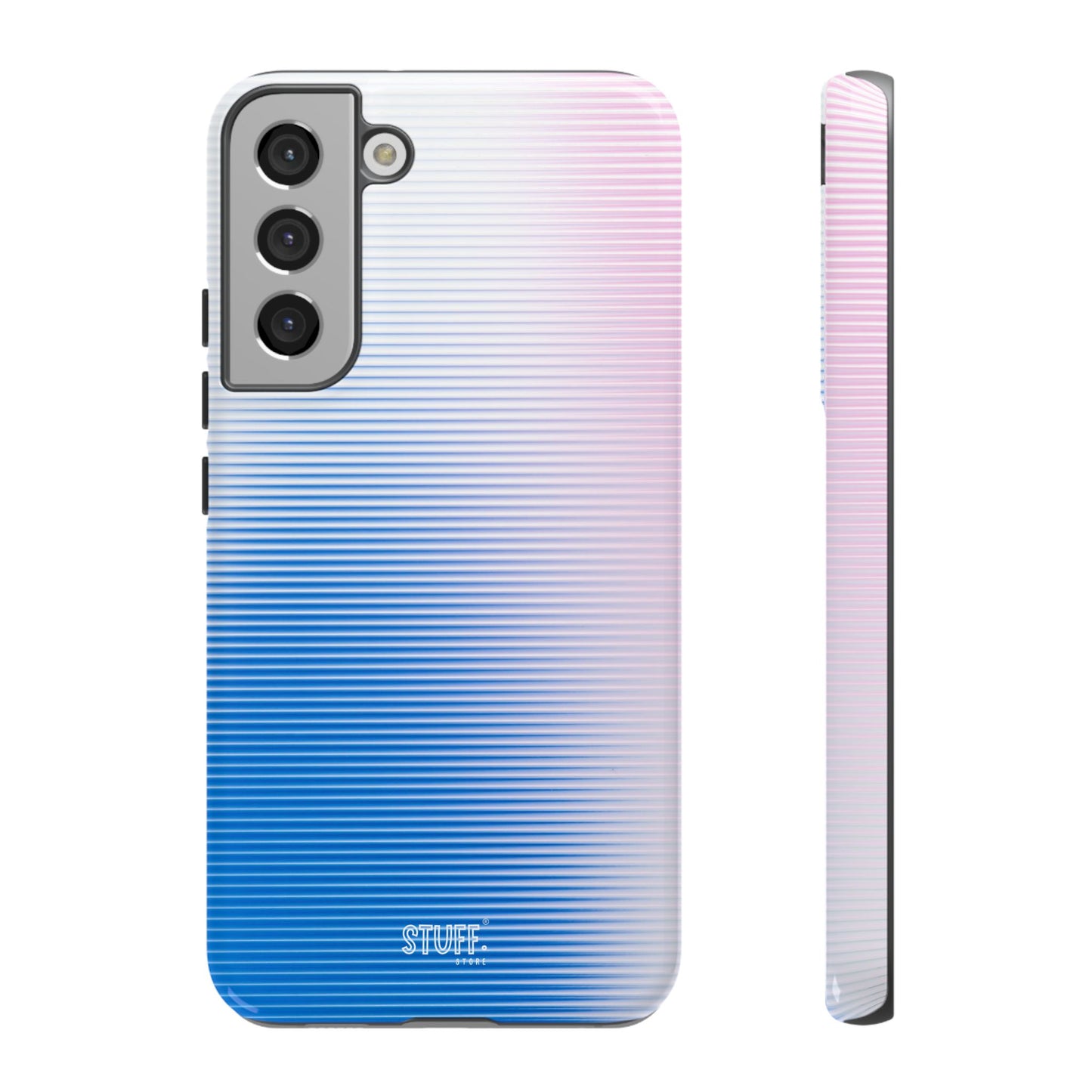 Gradient Case | Coque résistante double protection anti-choc - Dégradé Bleu & Rose