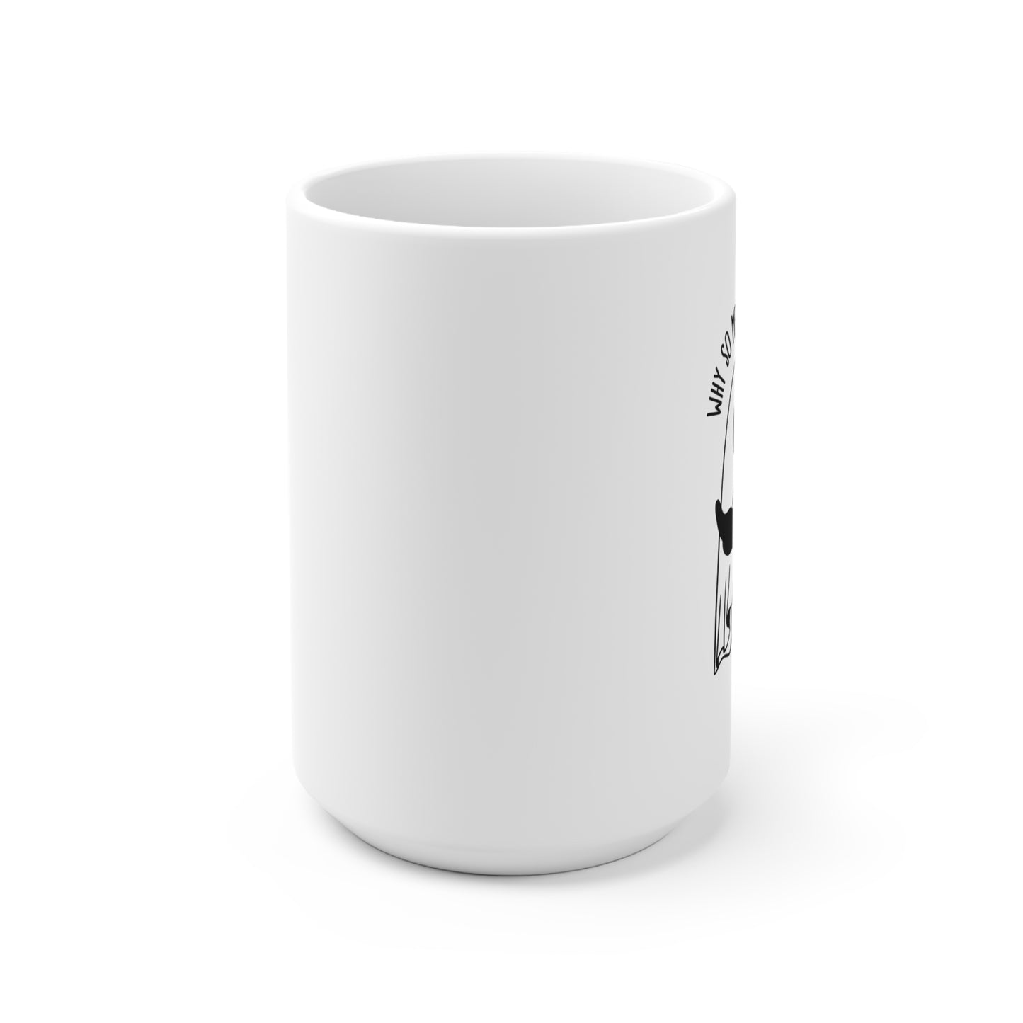 Meowsterious Cup | Mug en céramique avec design chat noir & Halloween mystique – 330 ml / 440 ml
