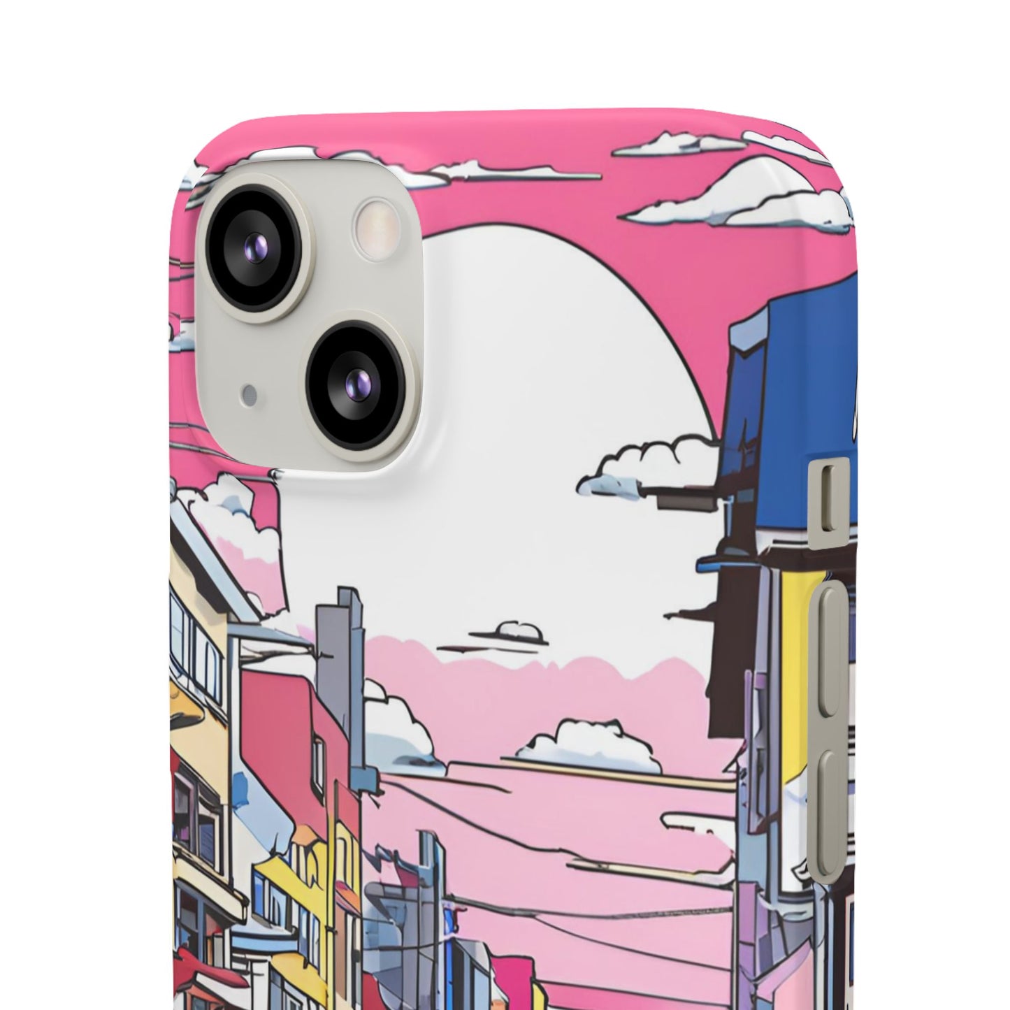 Pop Art Sunset | Coque snap légère et résistante inspiration Lichtenstein