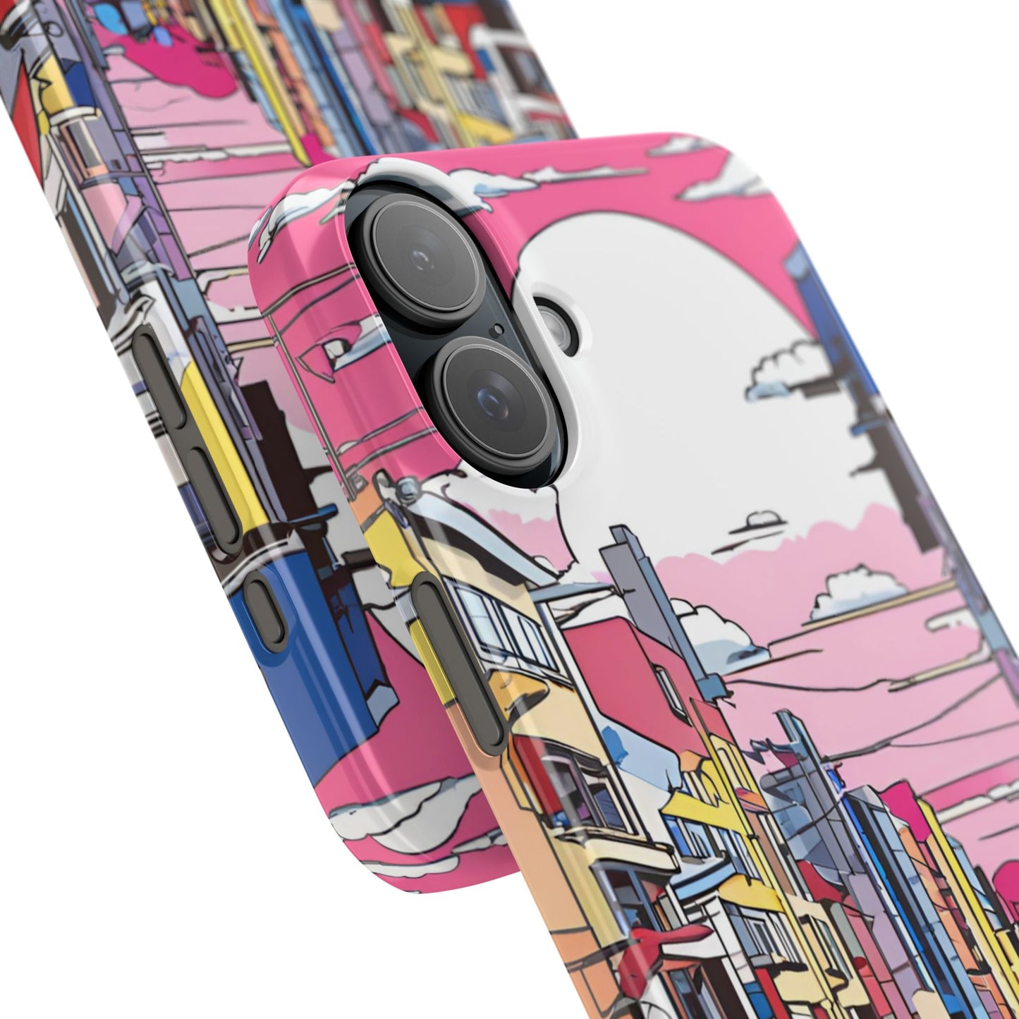 Pop Art Sunset | Coque snap légère et résistante inspiration Lichtenstein