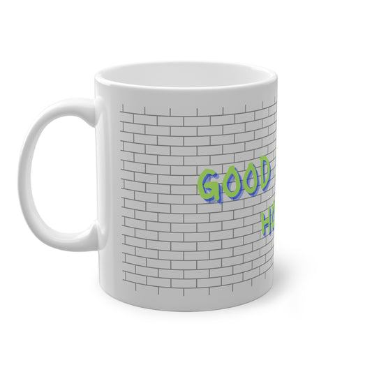 Good Morning Cup | Mug en céramique style graffiti – 330ml